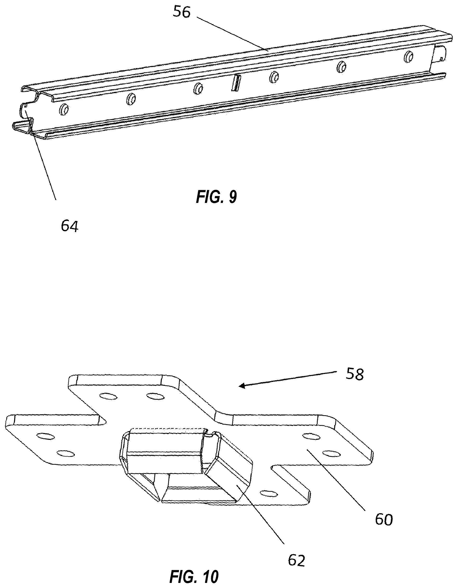 Patent US12583675 Figure 8 – Track assembly for a storage system