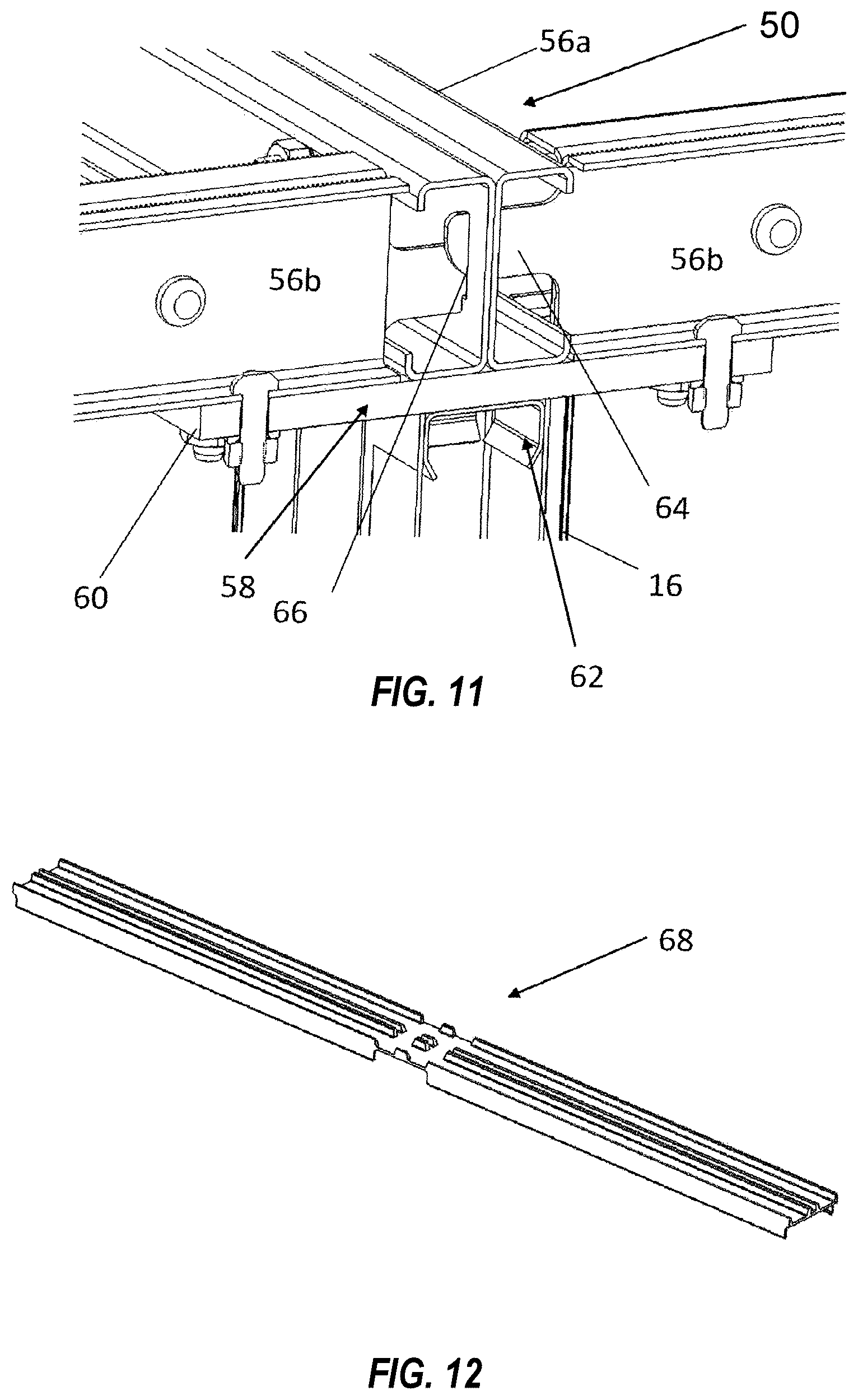 Patent US12583675 Figure 9 – Track assembly for a storage system