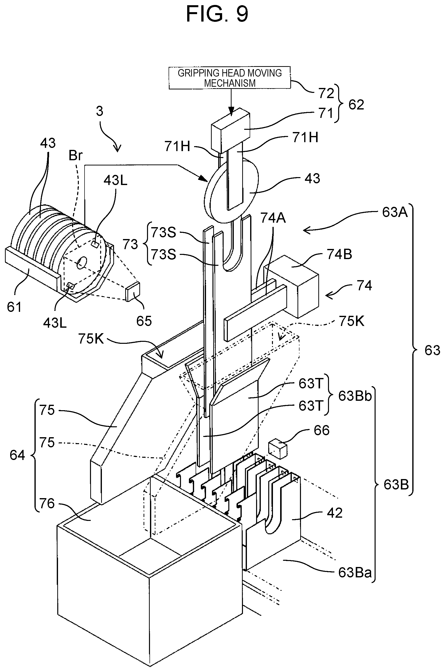 Patent US12583677 Figure 8 – Component management device and component management method