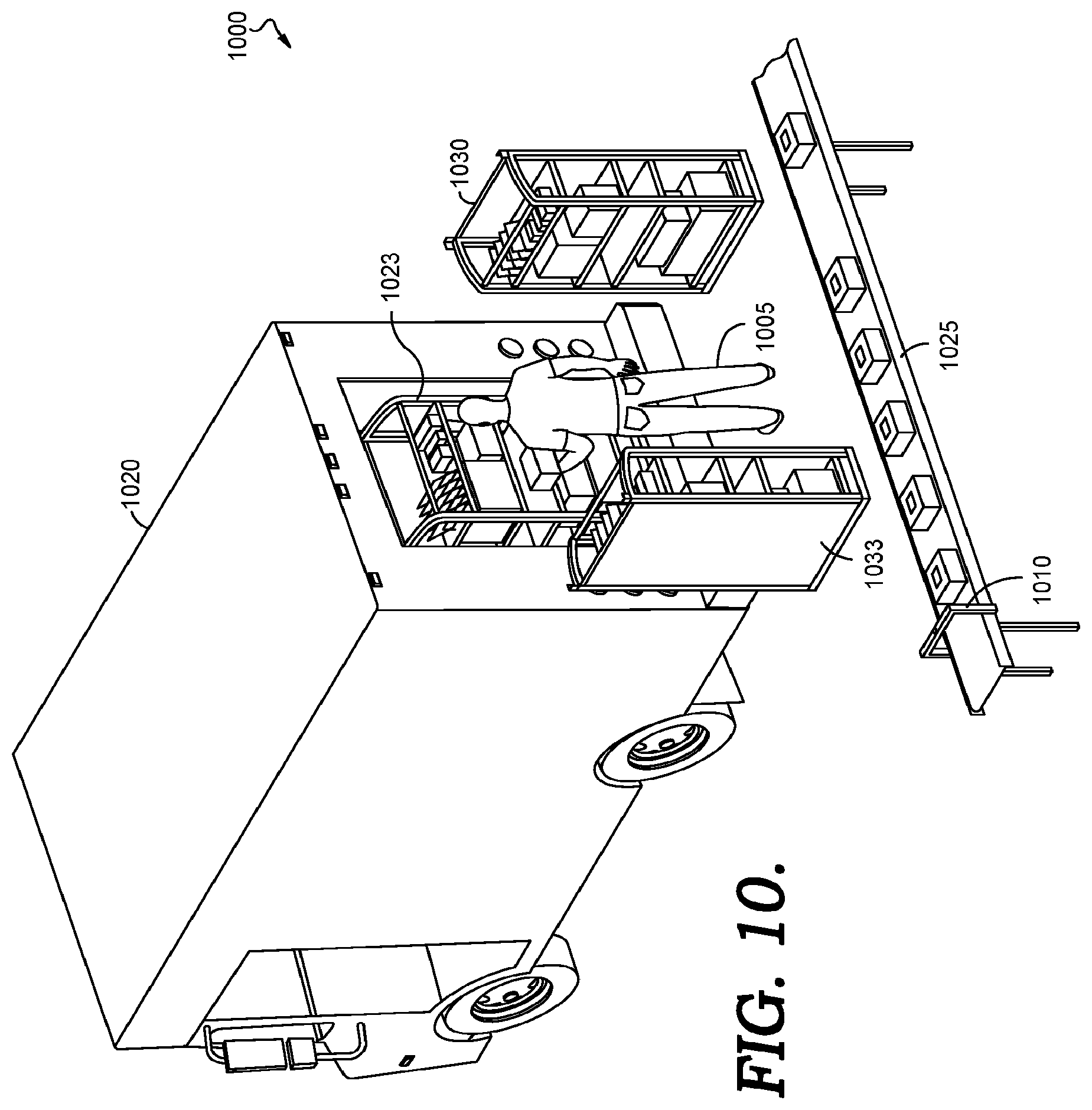 Patent US12583679 Figure 13 – Asset loading system