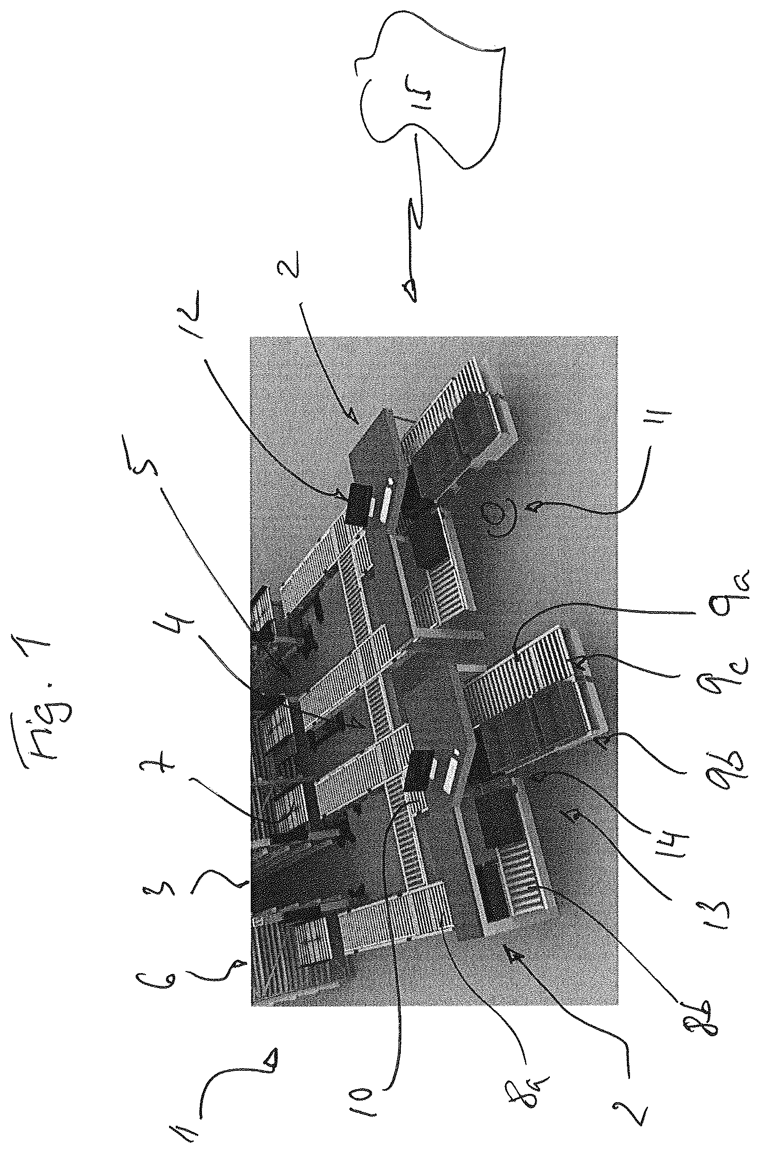 Patent US12583681 Figure 1 – Method and station for picking articles according to the goods-to-man principle
