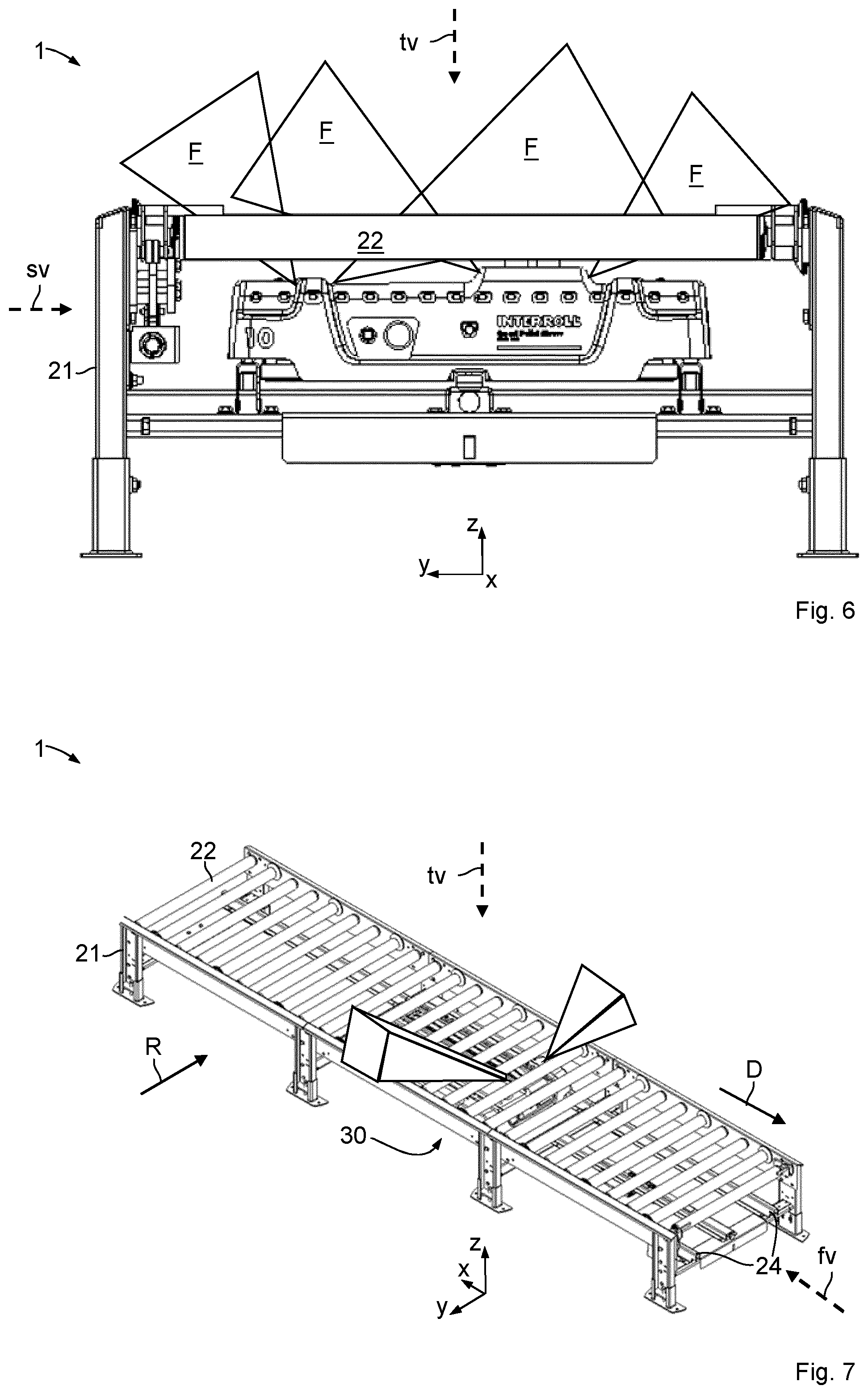 Patent US12583682 Figure 3 – Conveyor arrangement