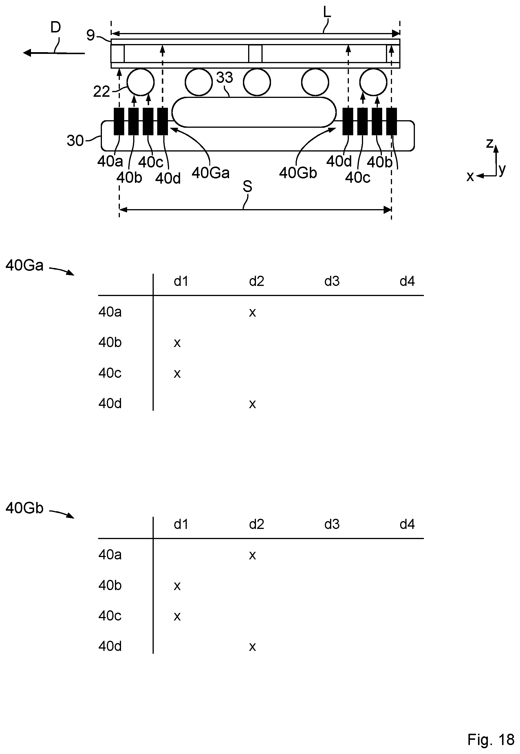 Patent US12583682 Figure 8 – Conveyor arrangement