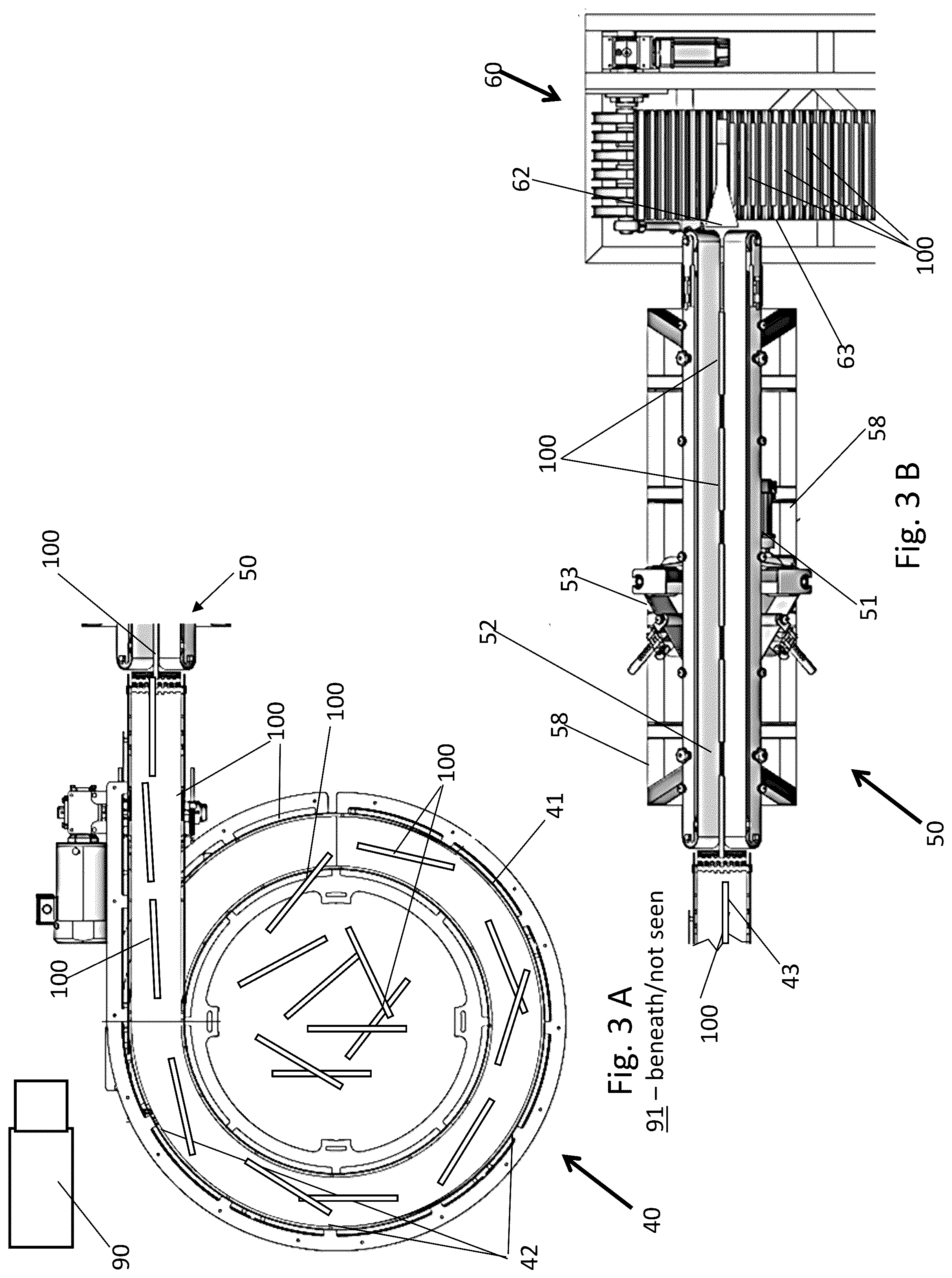 Patent US12583689 Figure 3 – Feeder bowl and preparation system for packaging stick-like objects