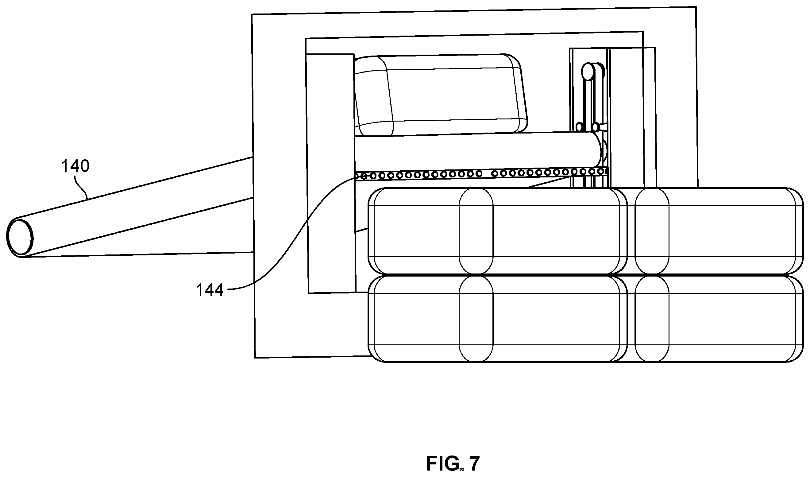 Patent US12583690 Figure 7 – Automated baggage handling carts and systems
