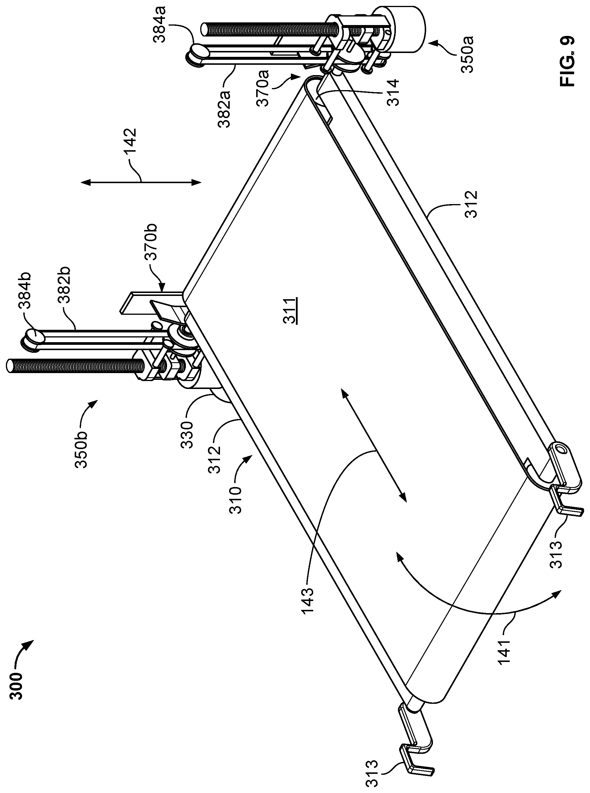 Patent US12583690 Figure 9 – Automated baggage handling carts and systems