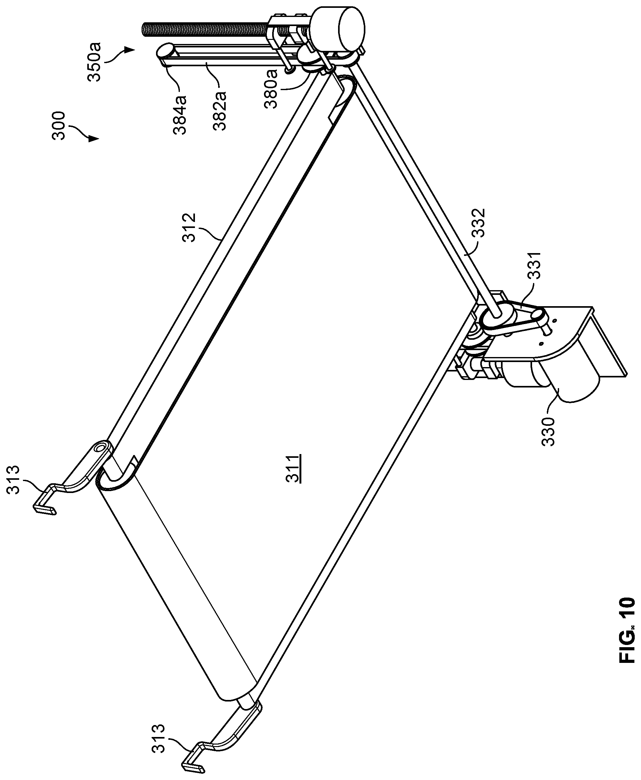 Patent US12583690 Figure 10 – Automated baggage handling carts and systems