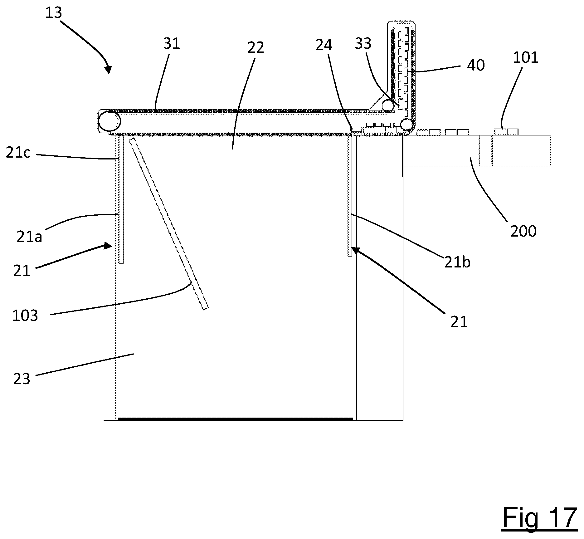 Patent US12583692 Figure 12 – Device for picking up products stacked on pallets and method for picking up products stacked on pallets