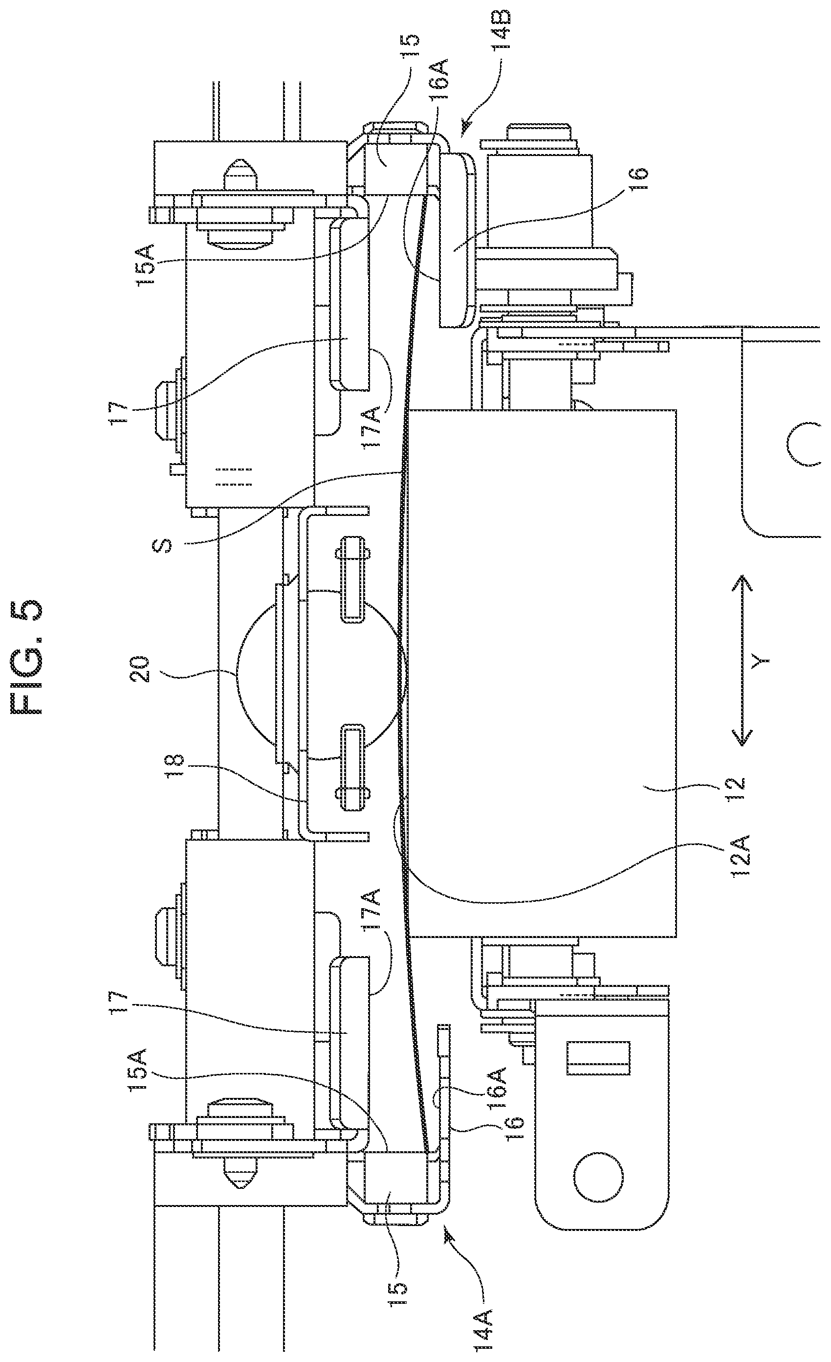 Patent US12583698 Figure 5 – Sheet conveying apparatus