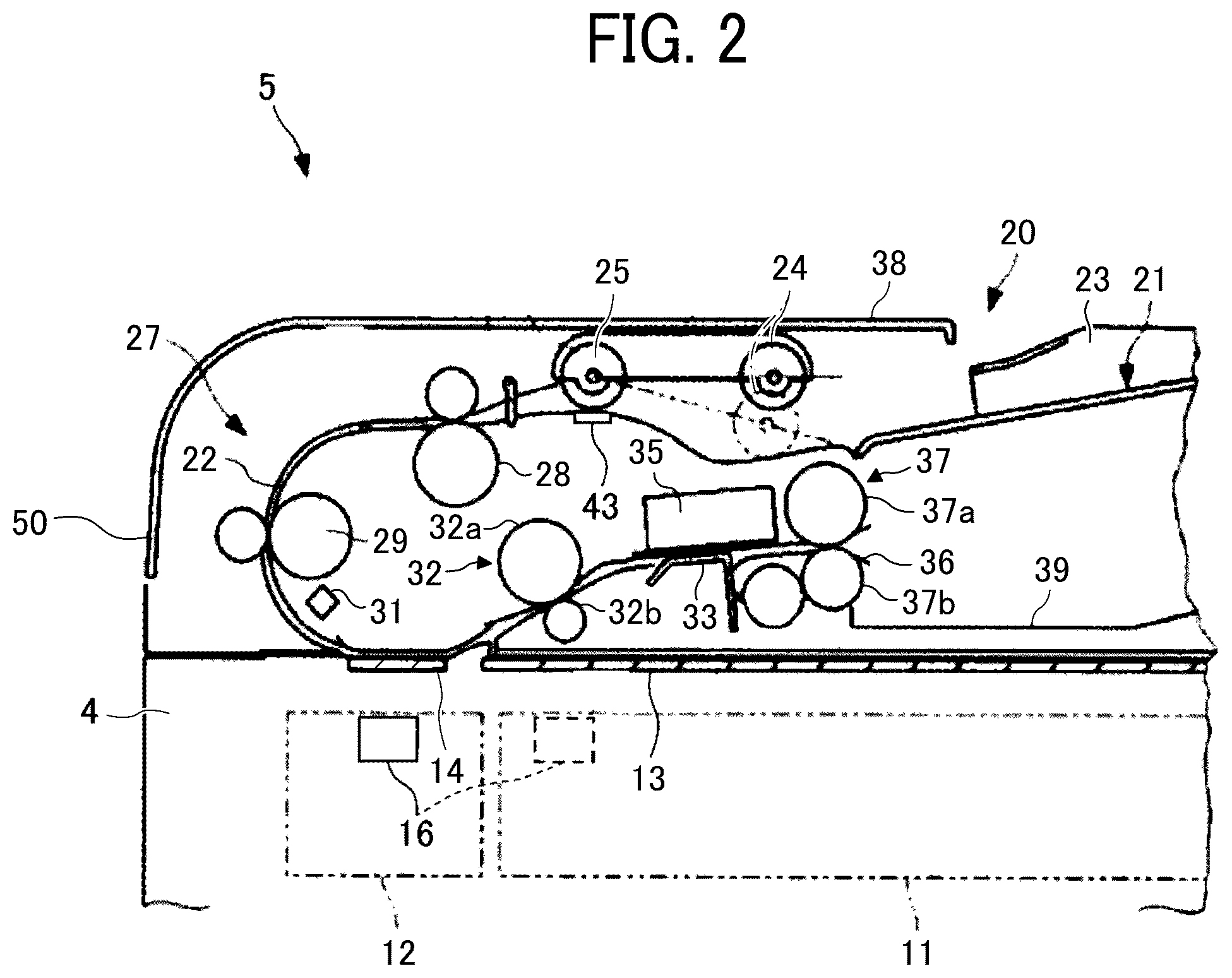 Patent US12583703 Figure 2 – Sheet conveying device, automatic document feeder, and image forming apparatus