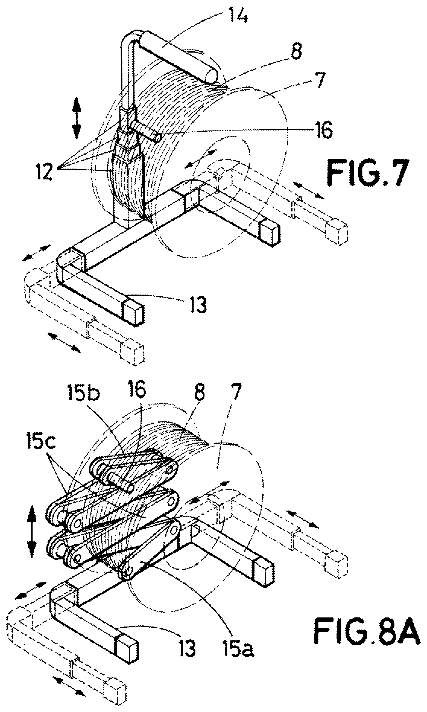 Patent US12583708 Figure 4 – Device for deploying roll-up reels