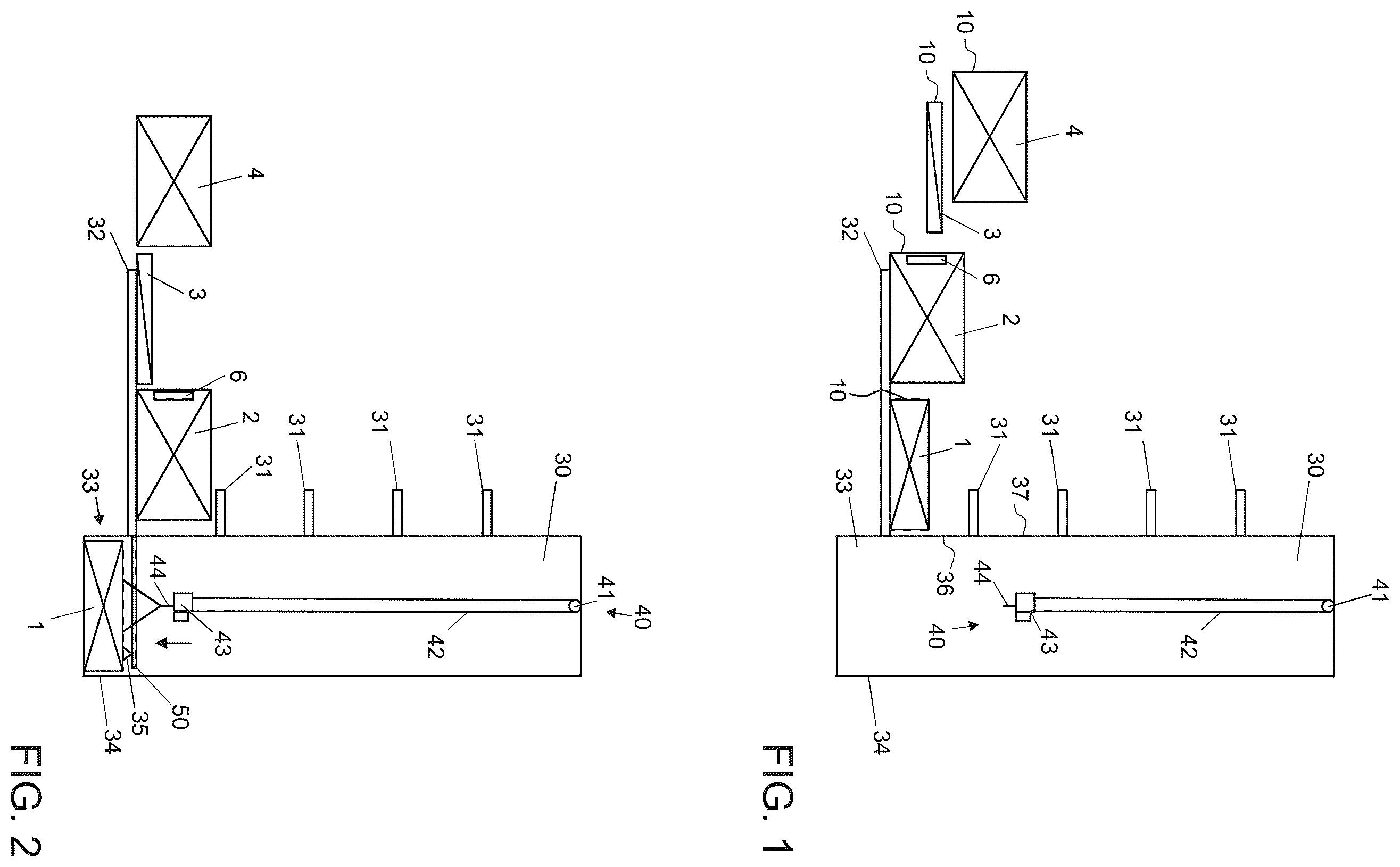 Patent US12583714 Figure 1 – Method for constructing an elevator arrangement and an elevator arrangement