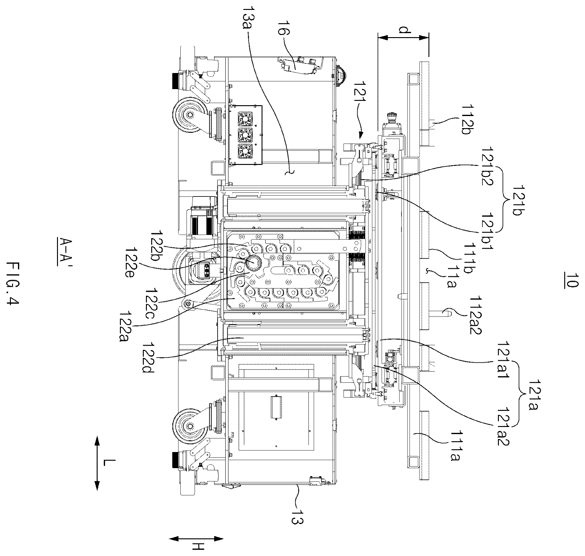 Patent US12583717 Figure 4 – Lift apparatus for vehicle