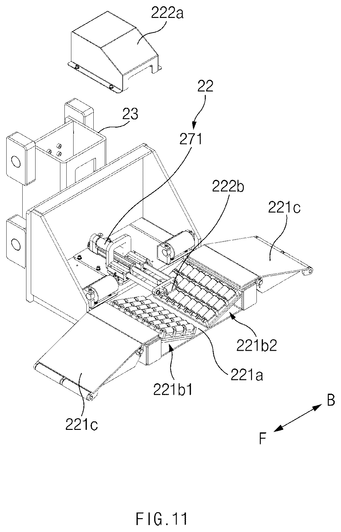 Patent US12583717 Figure 11 – Lift apparatus for vehicle