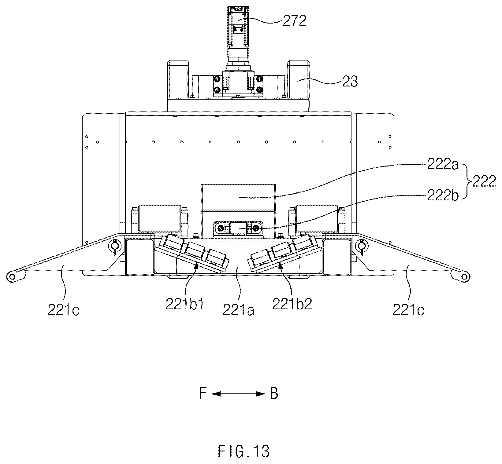 Patent US12583717 Figure 13 – Lift apparatus for vehicle