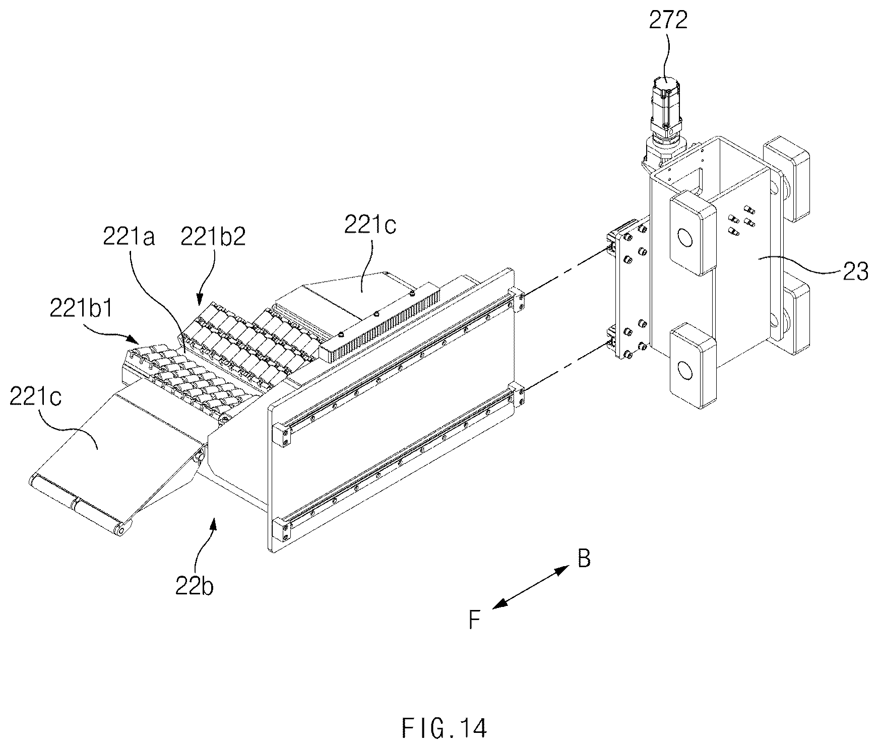 Patent US12583717 Figure 14 – Lift apparatus for vehicle
