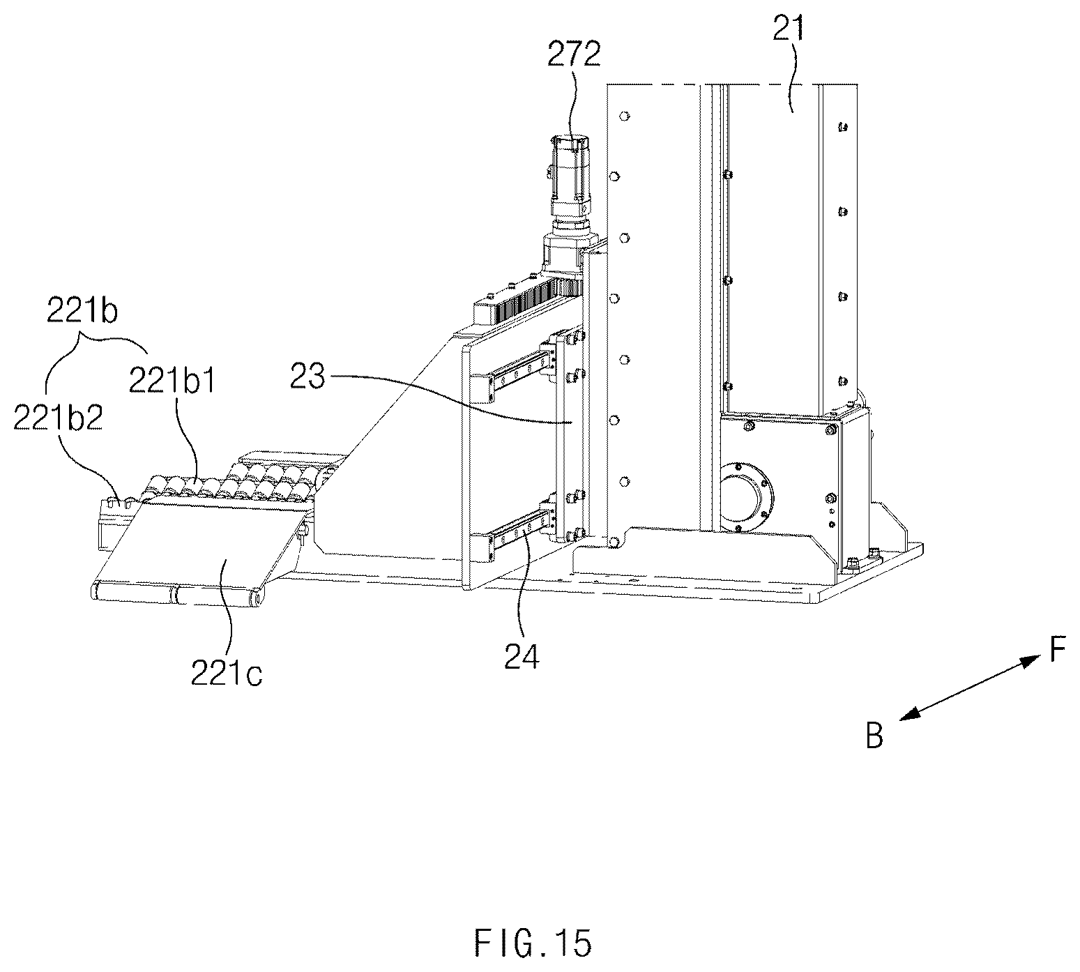 Patent US12583717 Figure 15 – Lift apparatus for vehicle