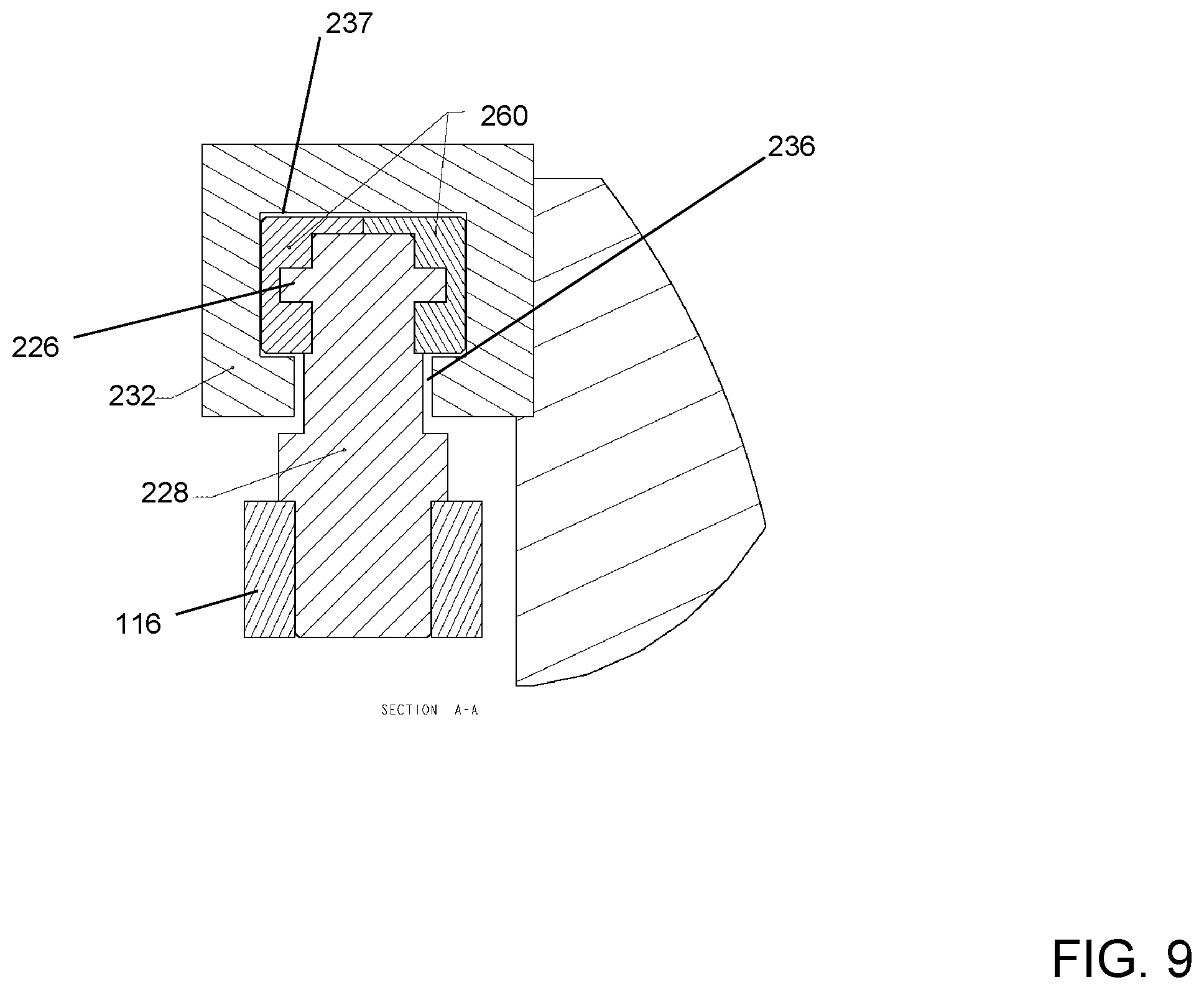 Patent US12583720 Figure 9 – High visibility push-pull forklift attachment