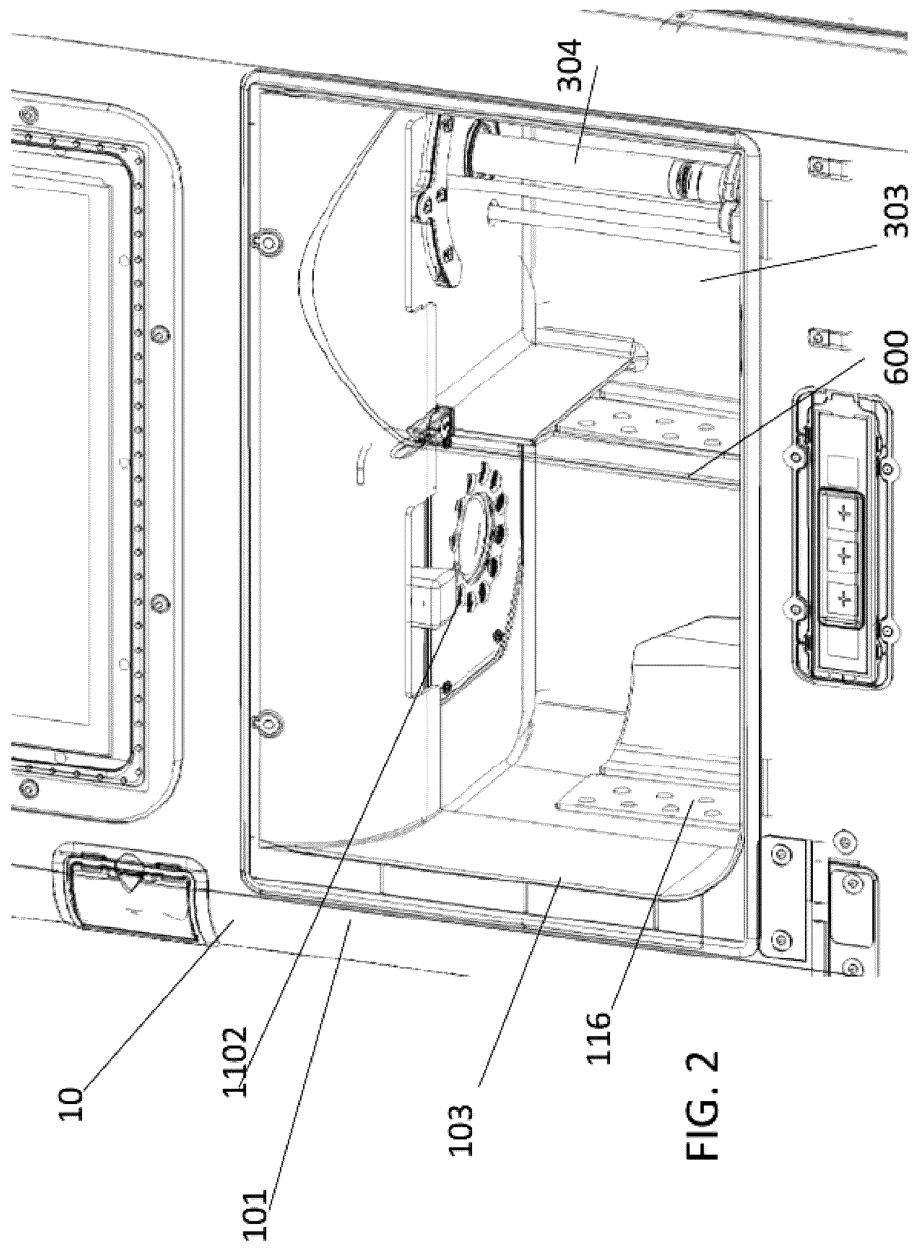 Patent US12583727 Figure 2 – Automated cleaning system for a beverage dispenser