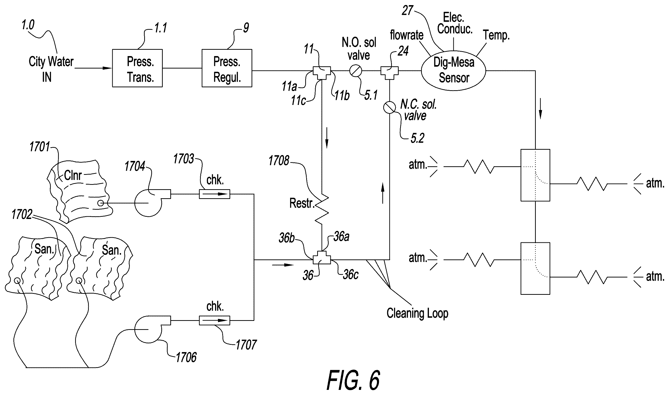 Patent US12583727 Figure 6 – Automated cleaning system for a beverage dispenser