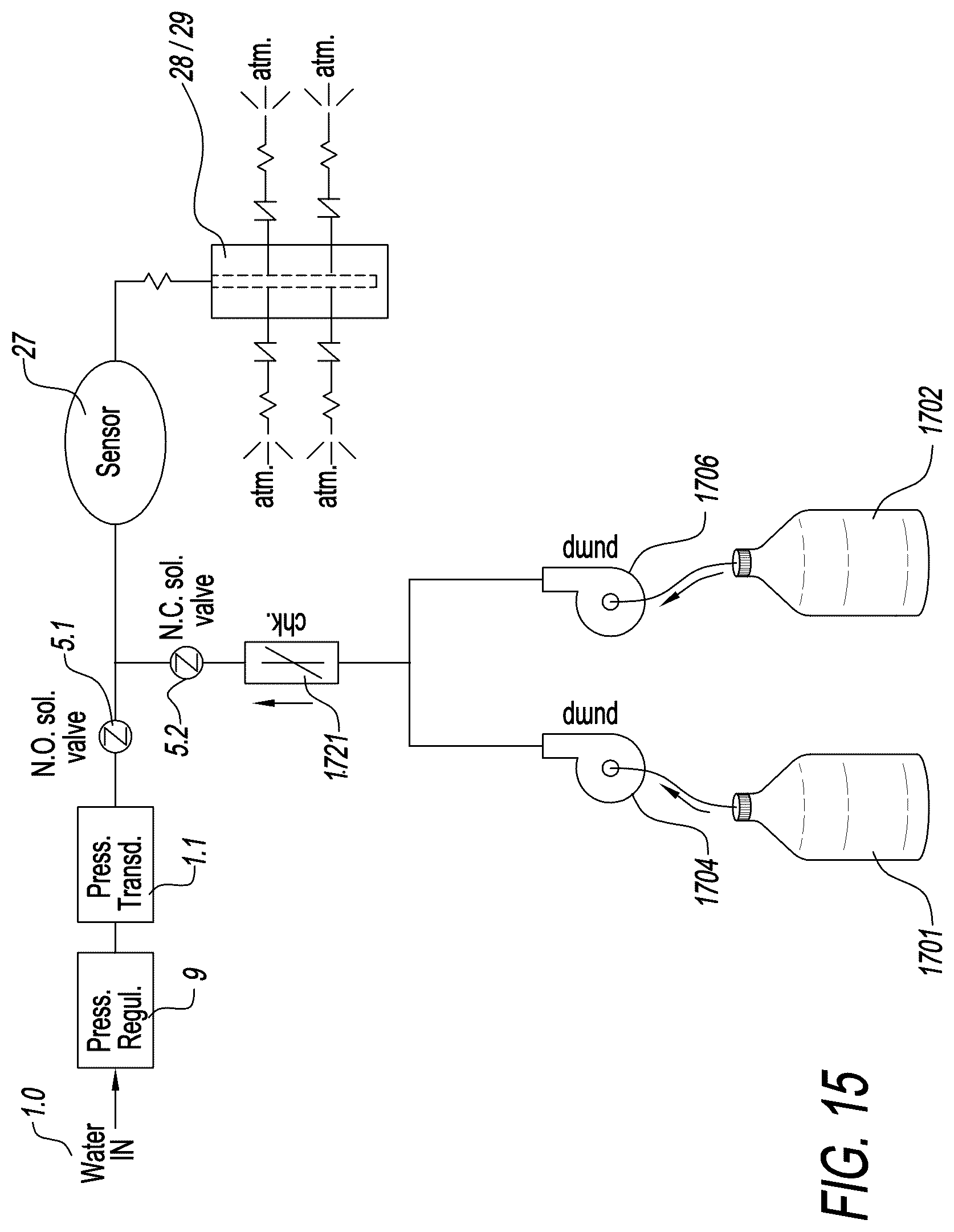 Patent US12583727 Figure 15 – Automated cleaning system for a beverage dispenser