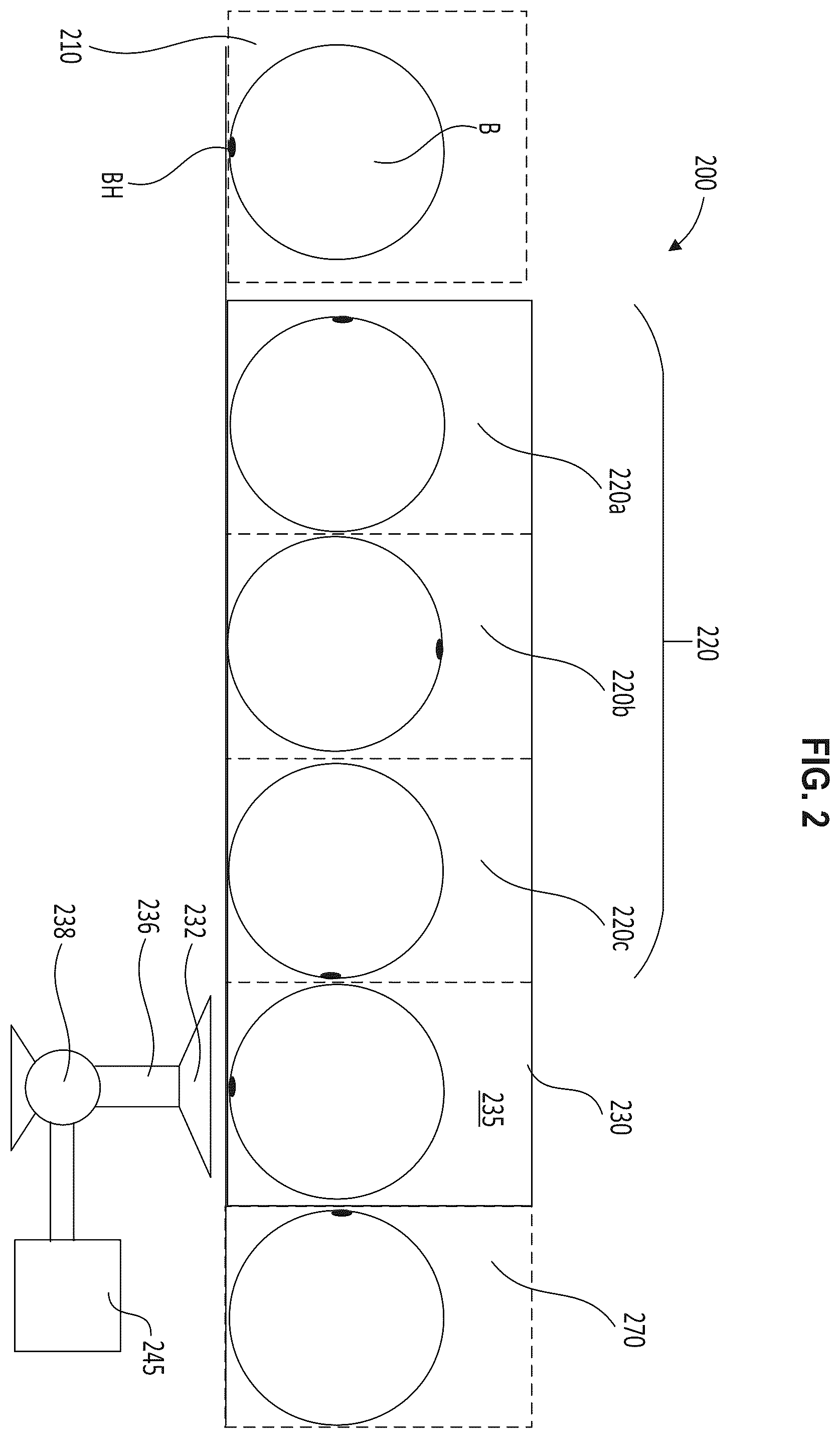 Patent US12583729 Figure 2 – Systems and methods of liquid extraction from empty barrels