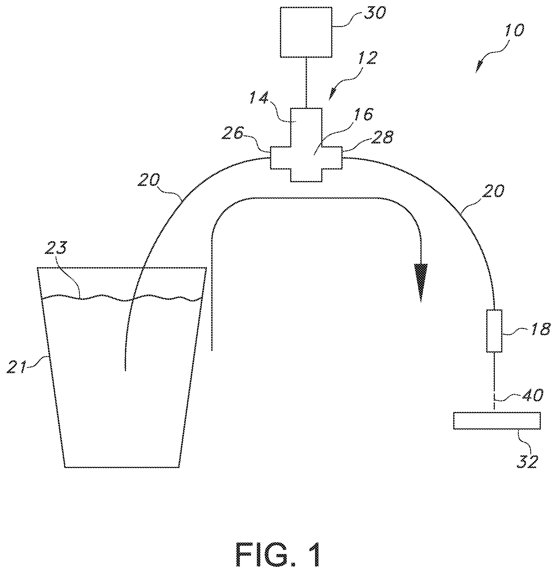 Patent US12583734 Figure 1 – Fluid dispensing system