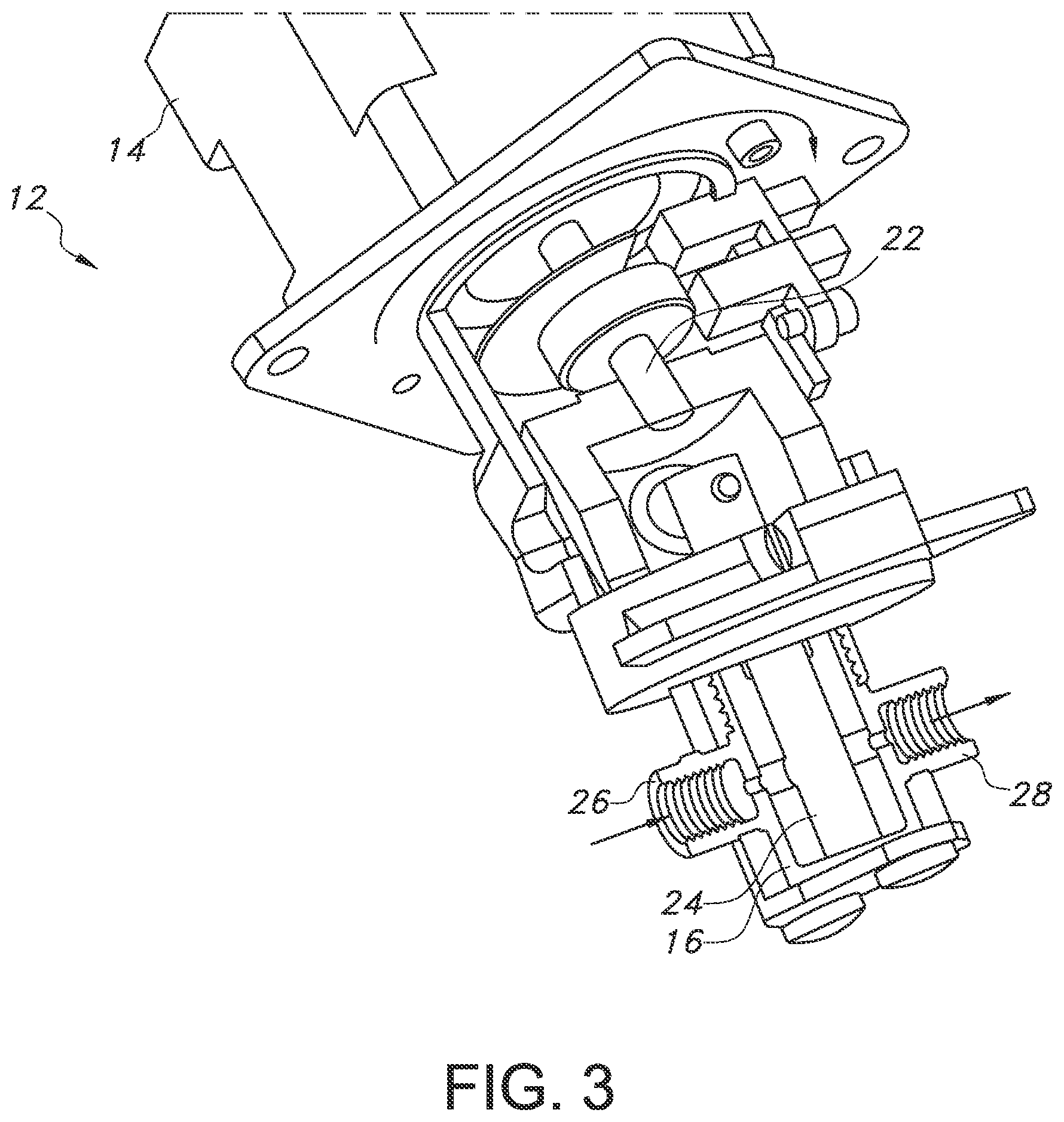 Patent US12583734 Figure 3 – Fluid dispensing system