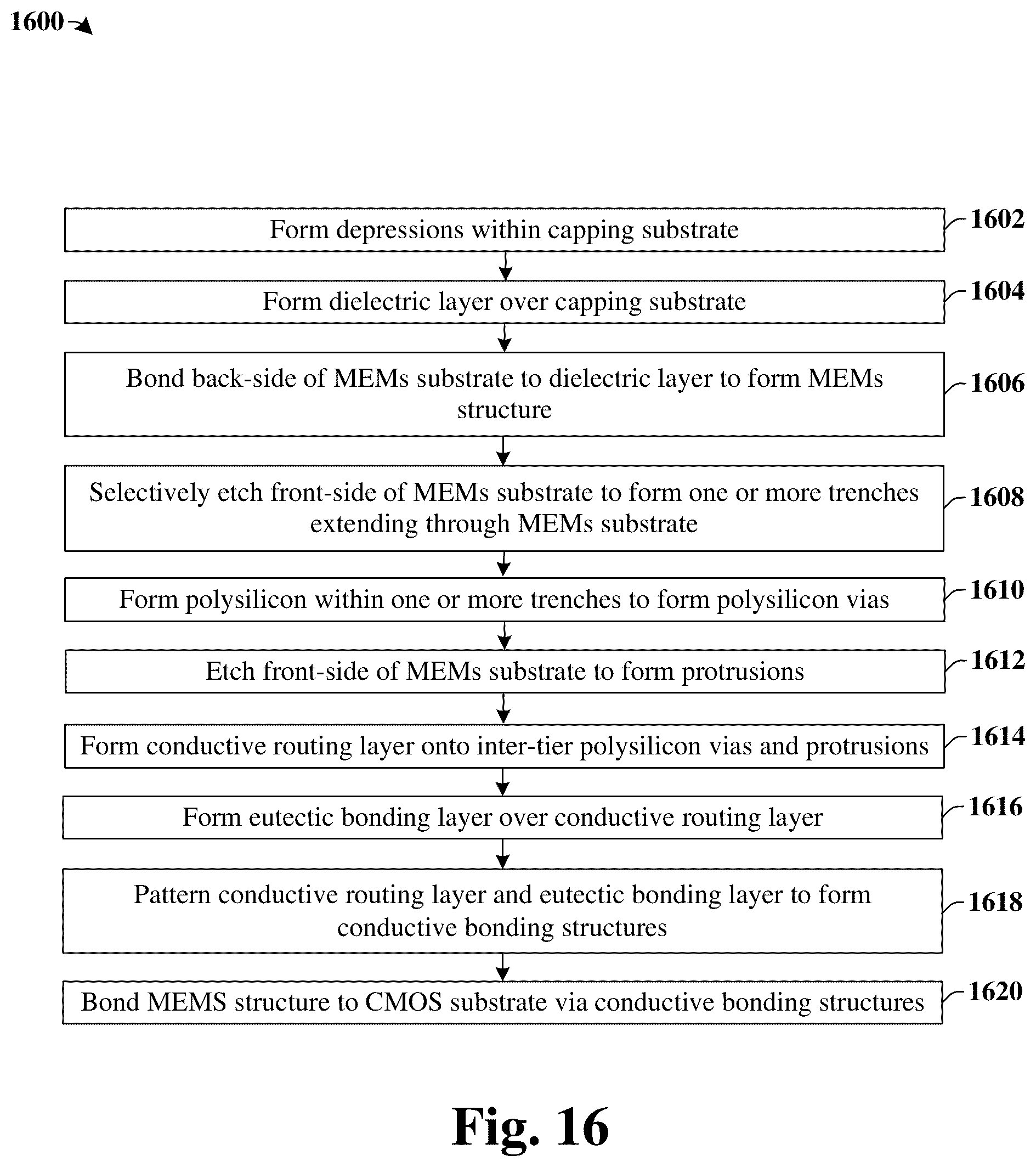 Patent US12583740 Figure 8 – Inter-poly connection for parasitic capacitor and die size improvement