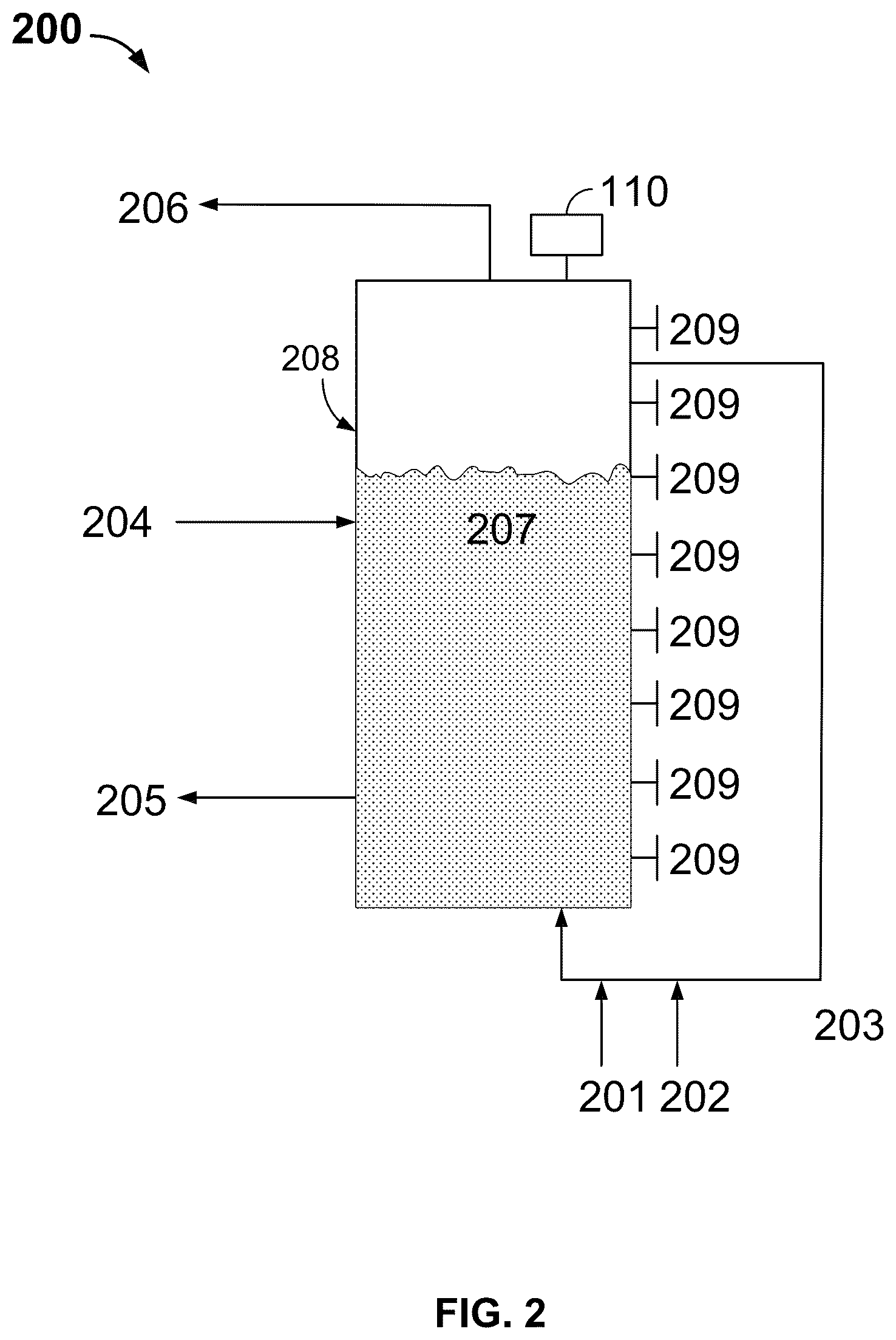Patent US12583756 Figure 2 – Recovering a caustic solution via calcium carbonate crystal aggregates