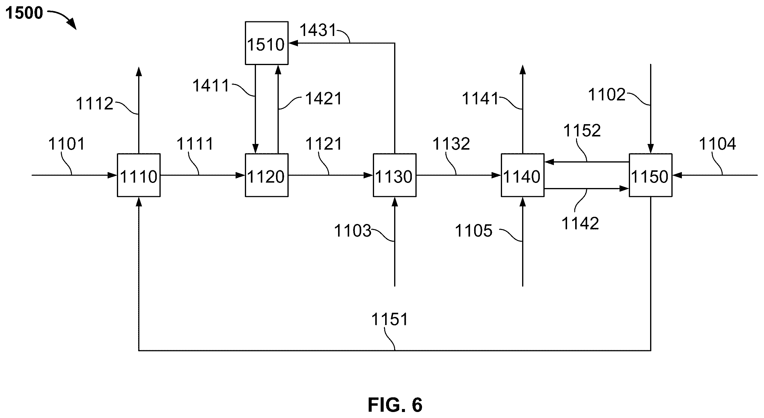 Patent US12583756 Figure 6 – Recovering a caustic solution via calcium carbonate crystal aggregates