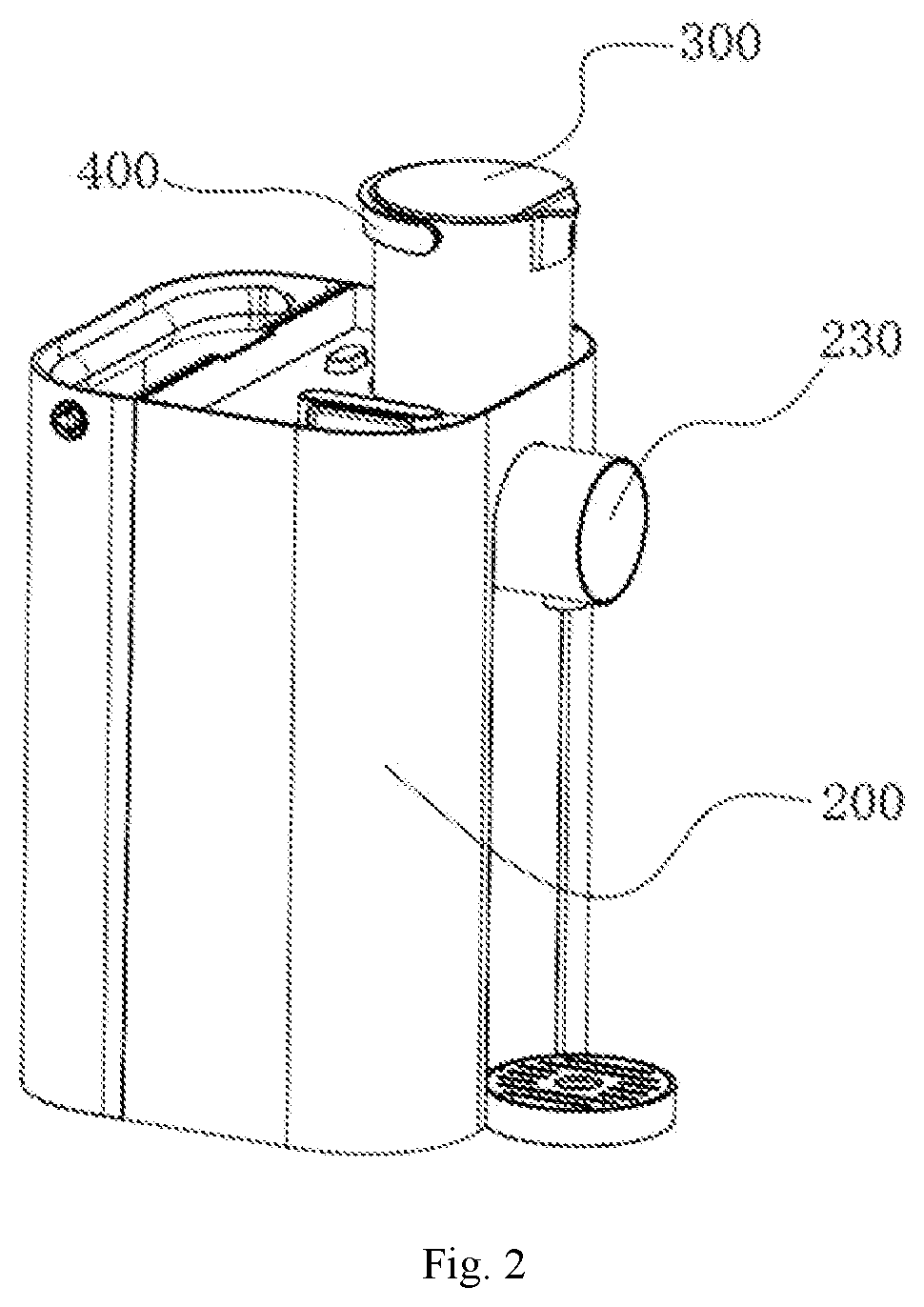 Patent US12583761 Figure 2 – Purification device and liquid storage tank
