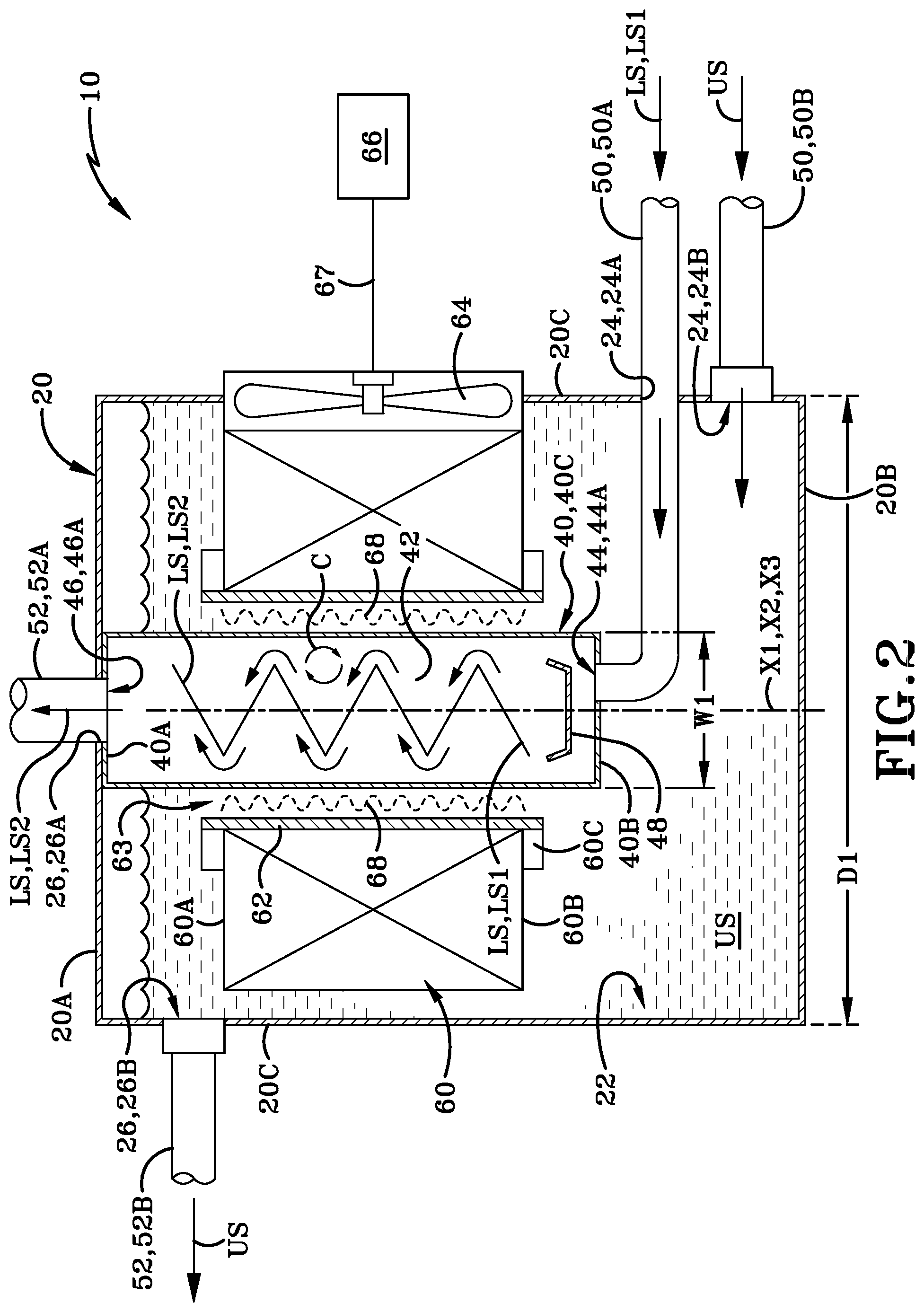 Patent US12583769 Figure 3 – Method and apparatus for removing contaminants from a fluid stream
