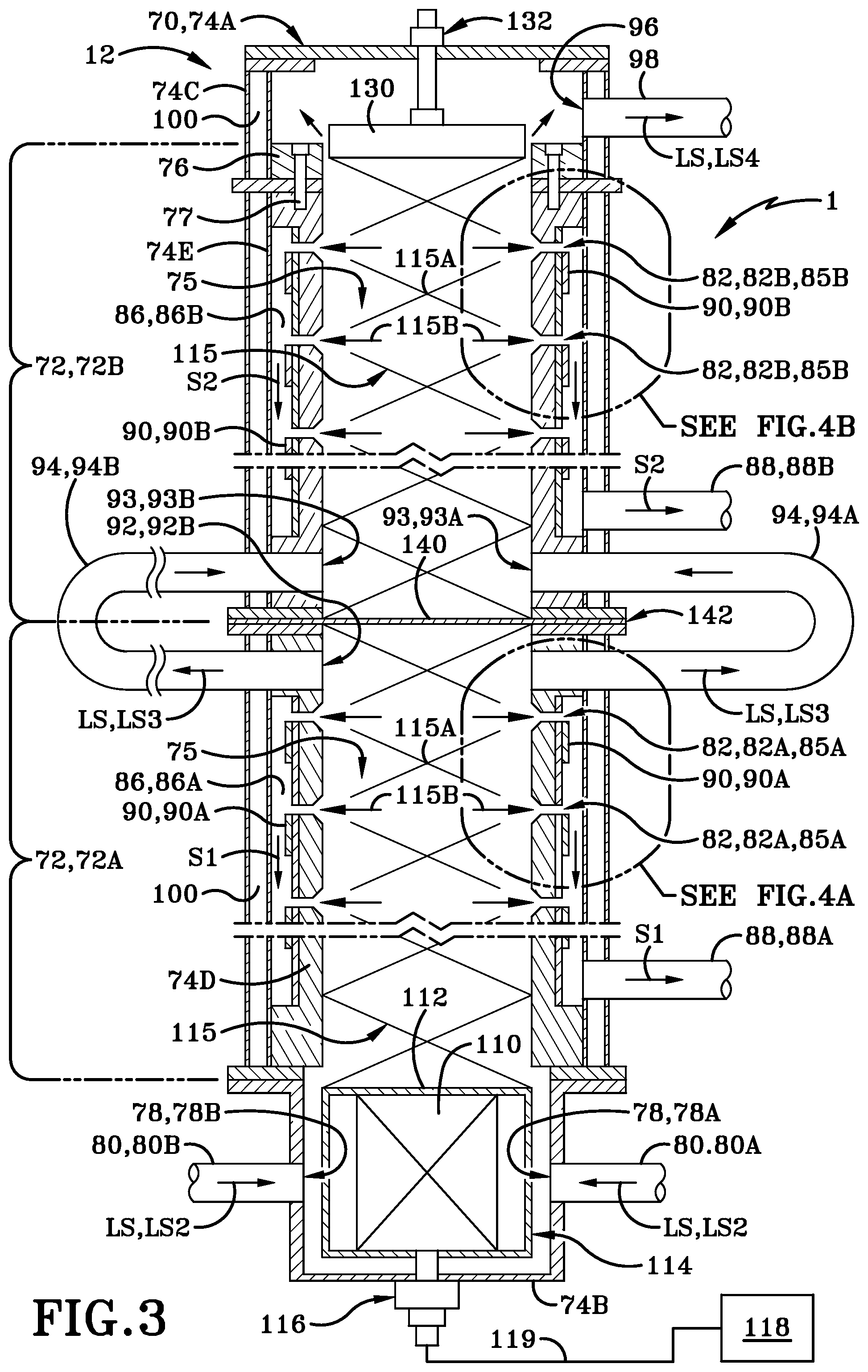 Patent US12583769 Figure 4 – Method and apparatus for removing contaminants from a fluid stream