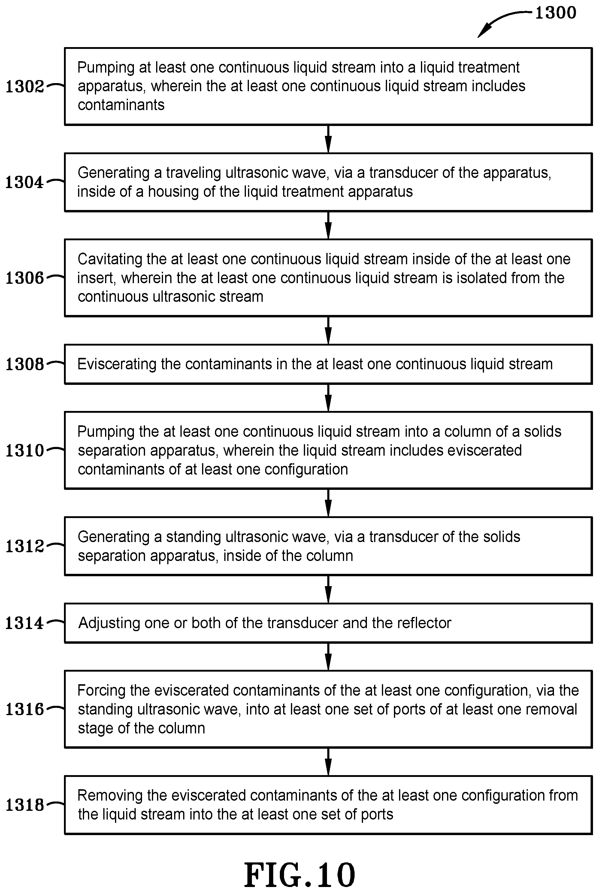 Patent US12583769 Figure 18 – Method and apparatus for removing contaminants from a fluid stream