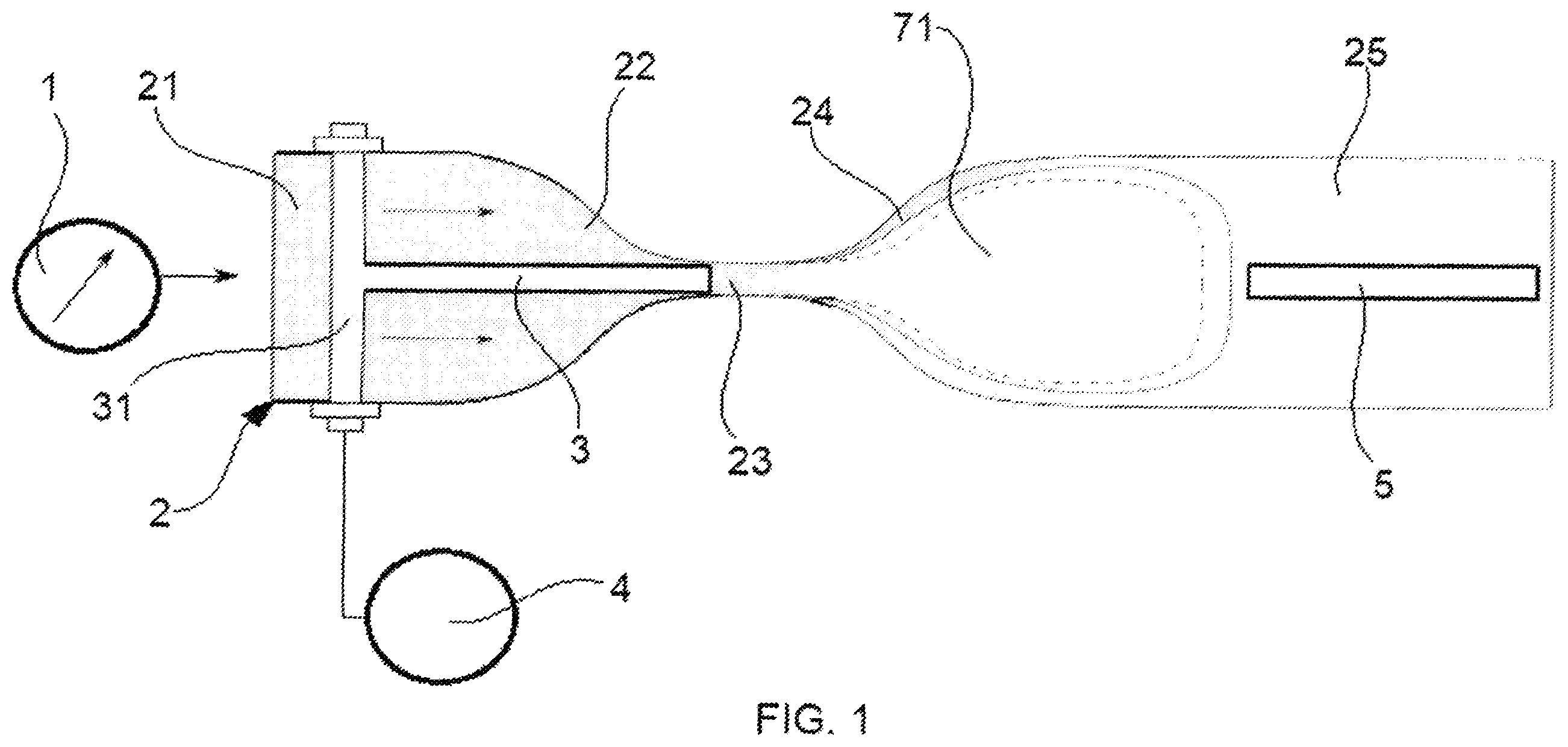 Patent US12583770 Figure 1 – Device for treatment of liquids and the method of treatment of liquids with use of this device