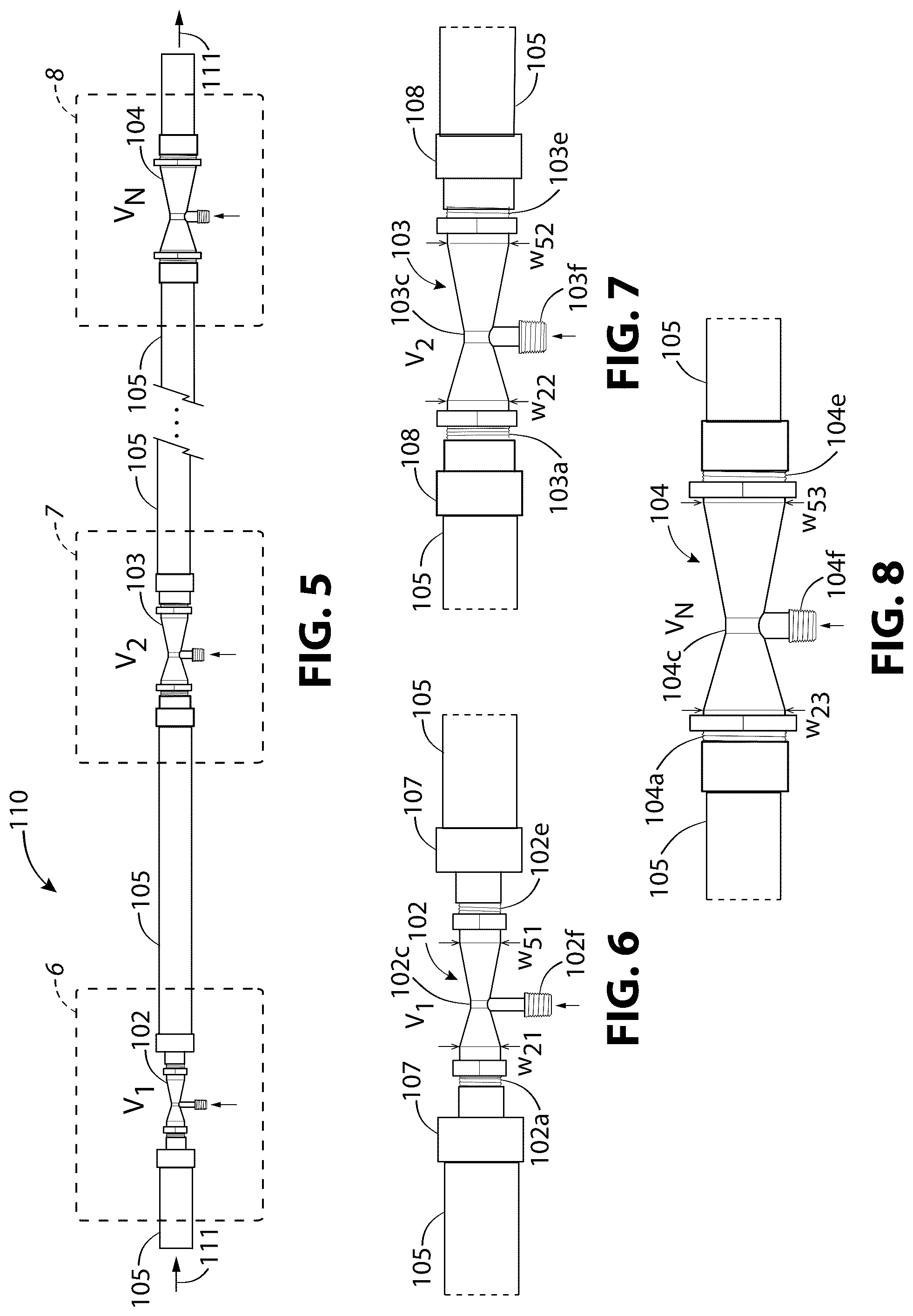 Patent US12583780 Figure 3 – System using venturi injectors in series