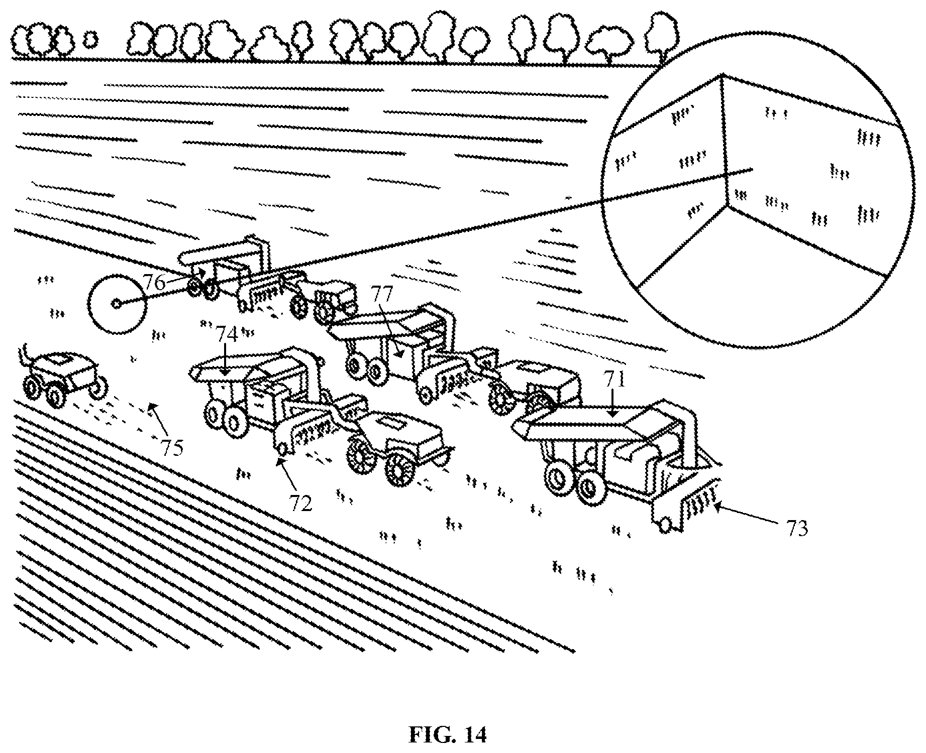 Patent US12583802 Figure 12 – Autonomous device for in-field conversion of biomass into biochar