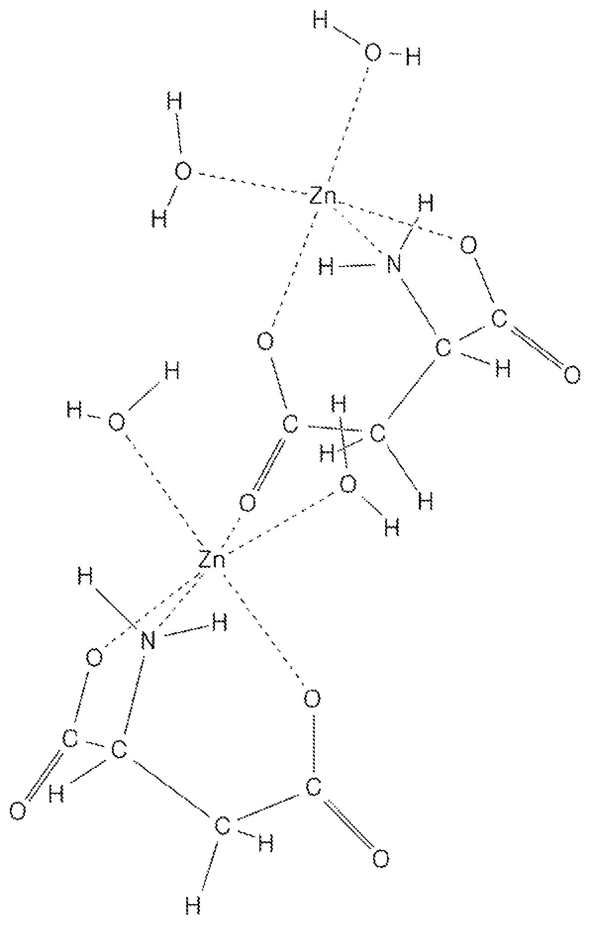 Patent US12583873 Figure 1 – Amino acid mineral complex having immunopotentiating activity and composition for foods, pharmaceuticals, or feeds comprising same