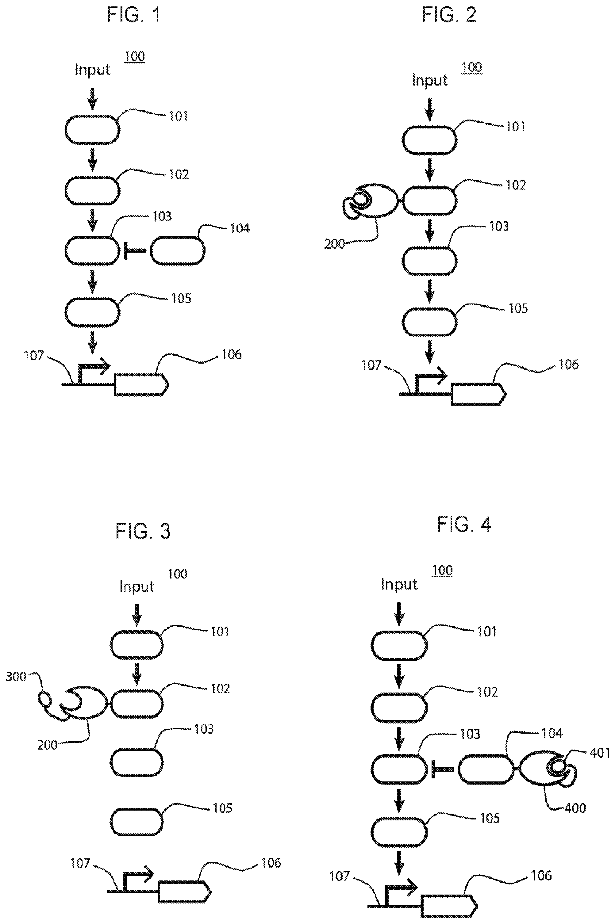 Patent US12583896 Figure 1 – Caged-degron-based molecular feedback circuits and methods of using the same