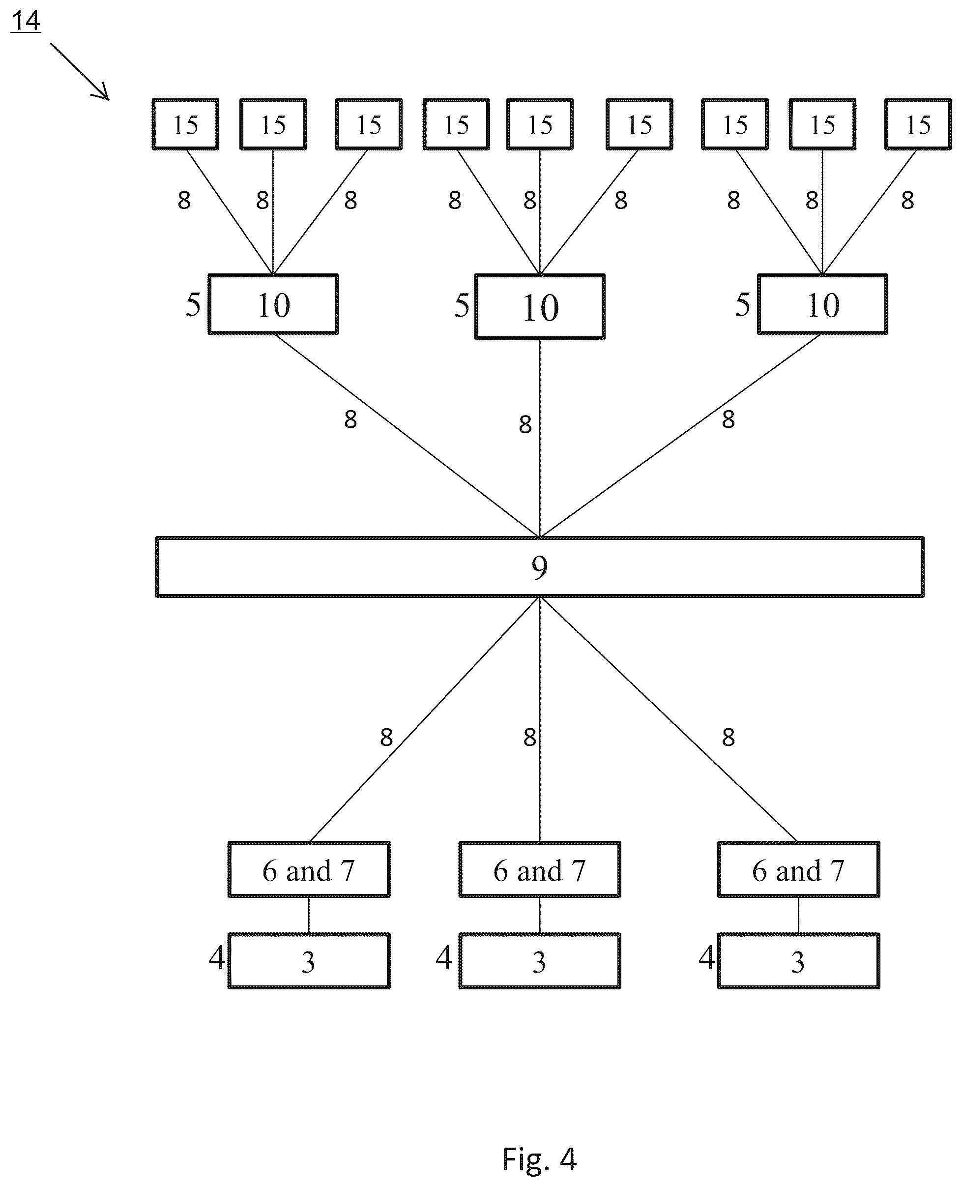 Patent US12586011 Figure 4 – Interactive network and method for securing conveyance services