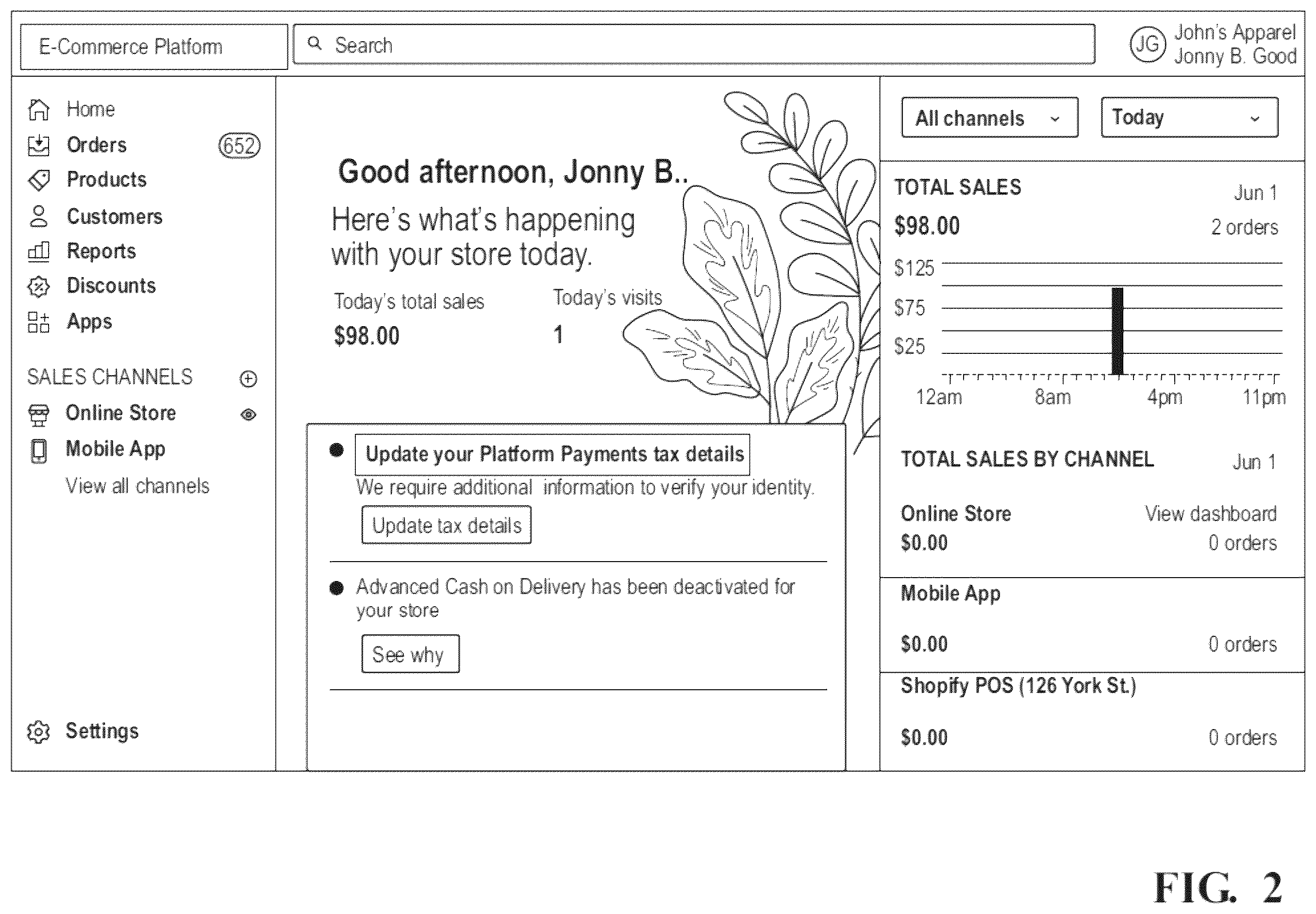 Patent US12586018 Figure 2 – System and method for creating a service instance