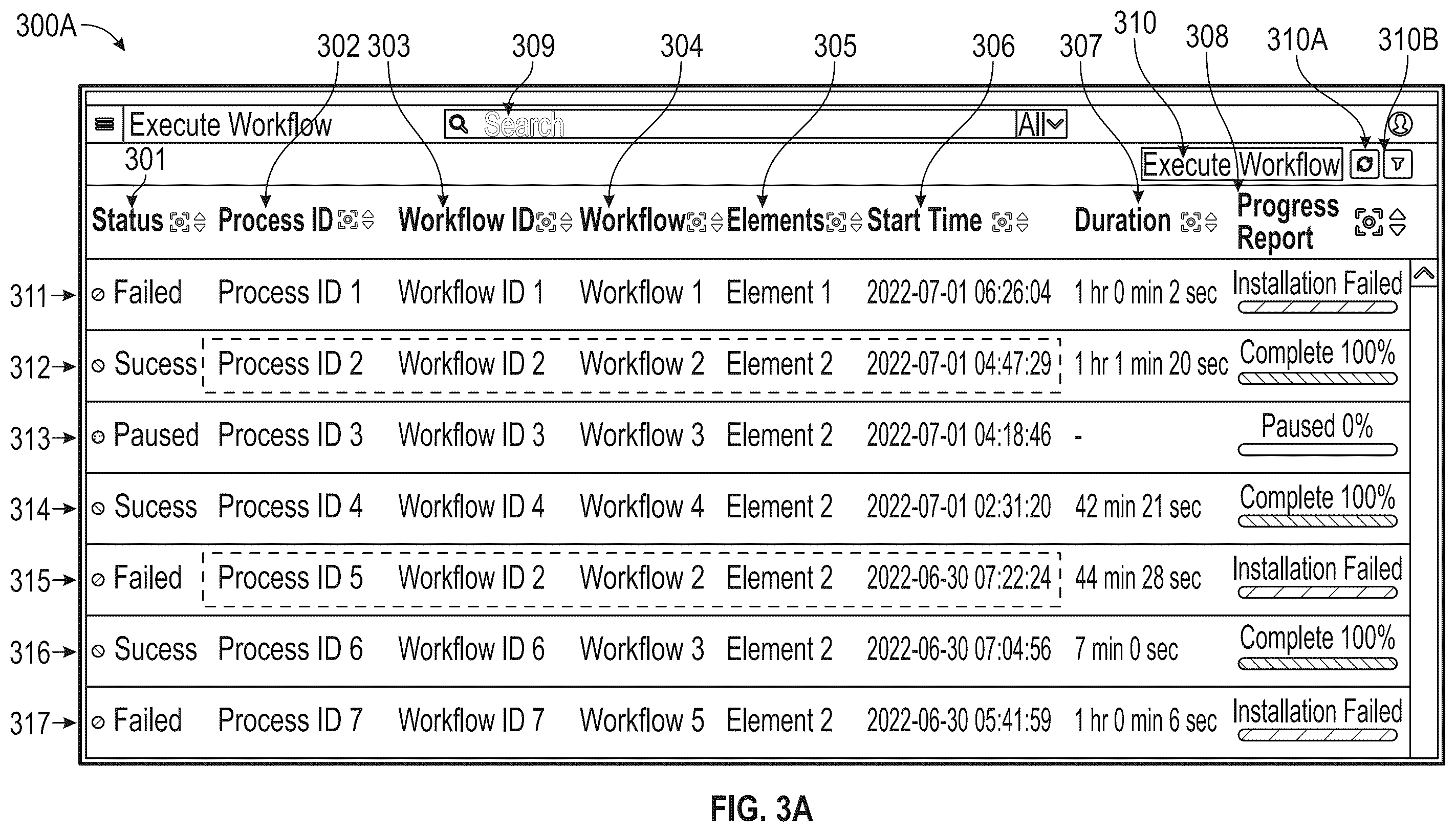 Patent US12586019 Figure 4 – Workflow management method, system and computer program product with real time log, debug and resume features