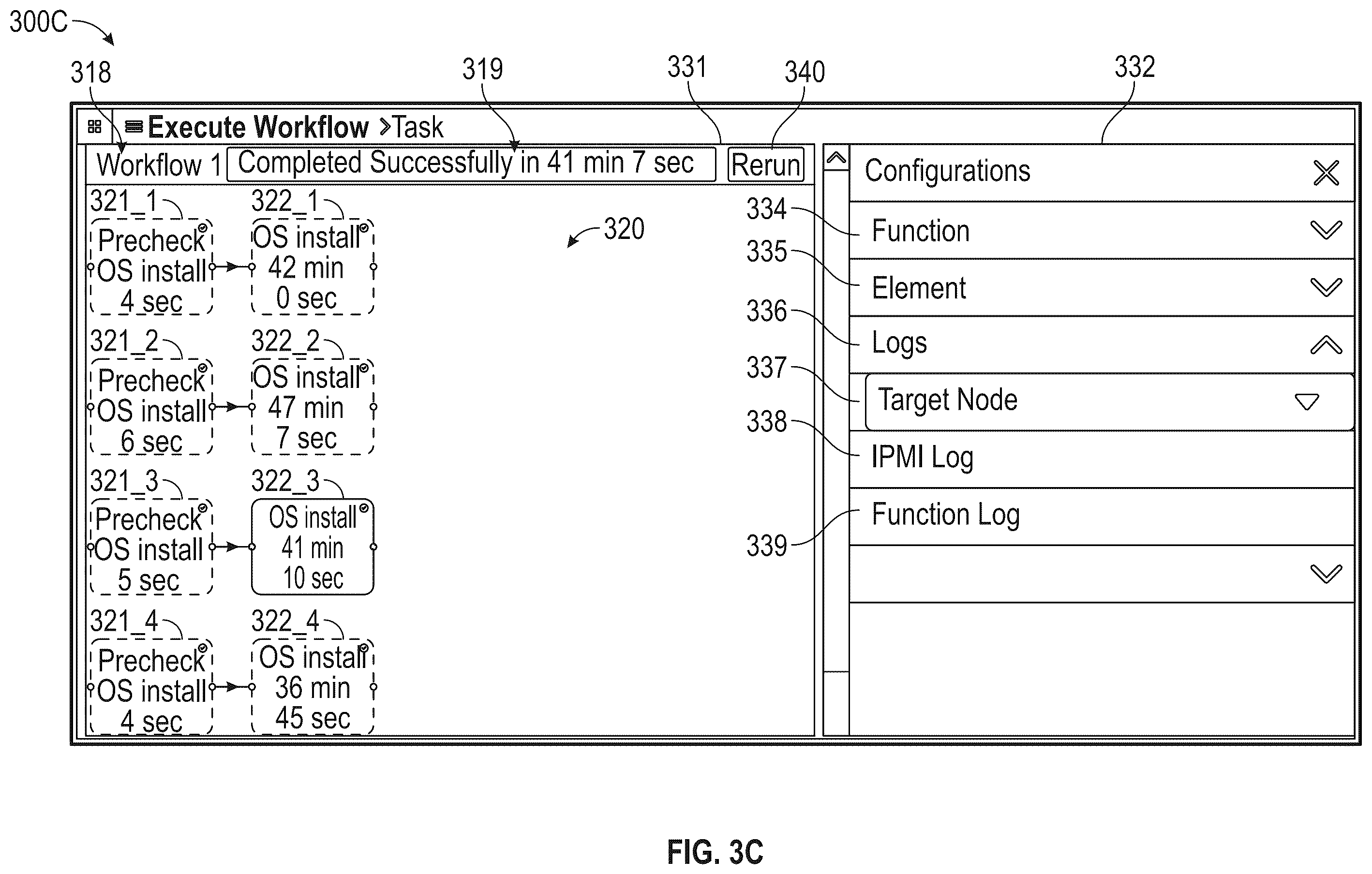Patent US12586019 Figure 6 – Workflow management method, system and computer program product with real time log, debug and resume features