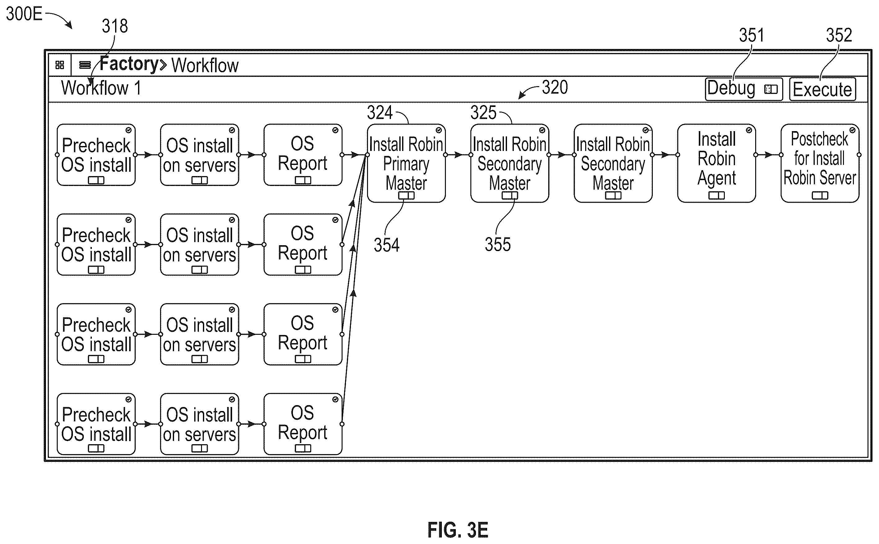 Patent US12586019 Figure 8 – Workflow management method, system and computer program product with real time log, debug and resume features