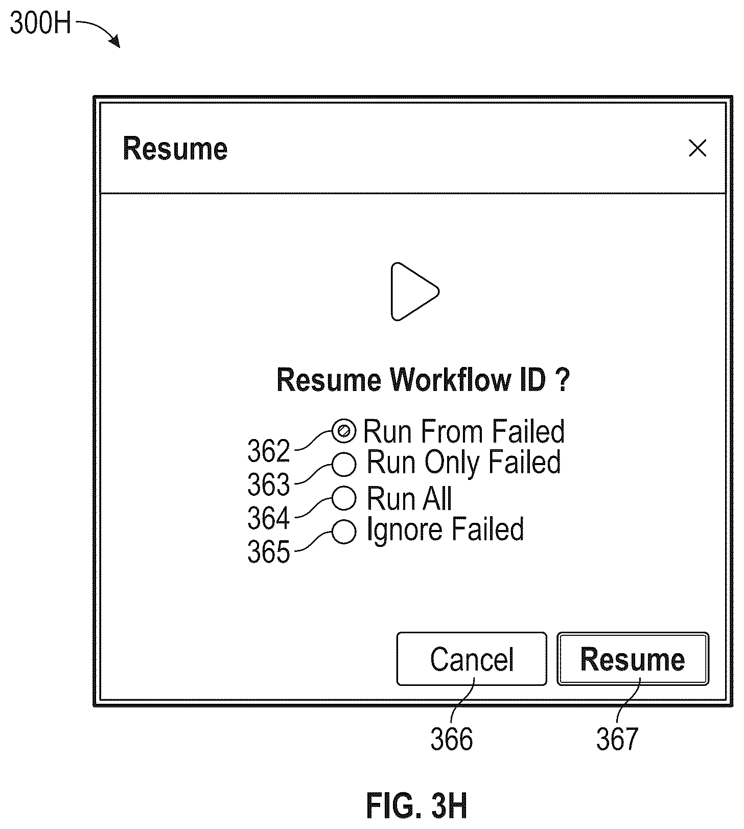 Patent US12586019 Figure 11 – Workflow management method, system and computer program product with real time log, debug and resume features