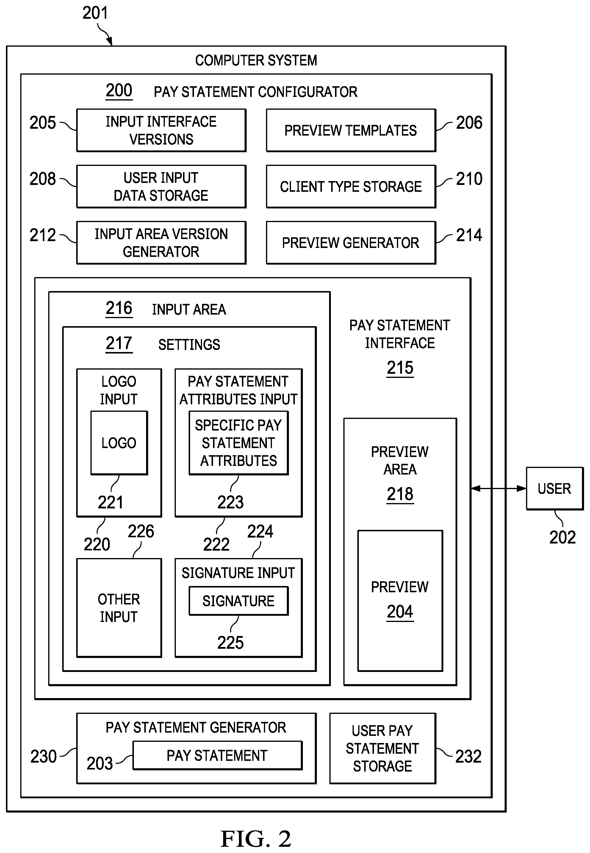 Patent US12586036 Figure 2 – Pay statement setup