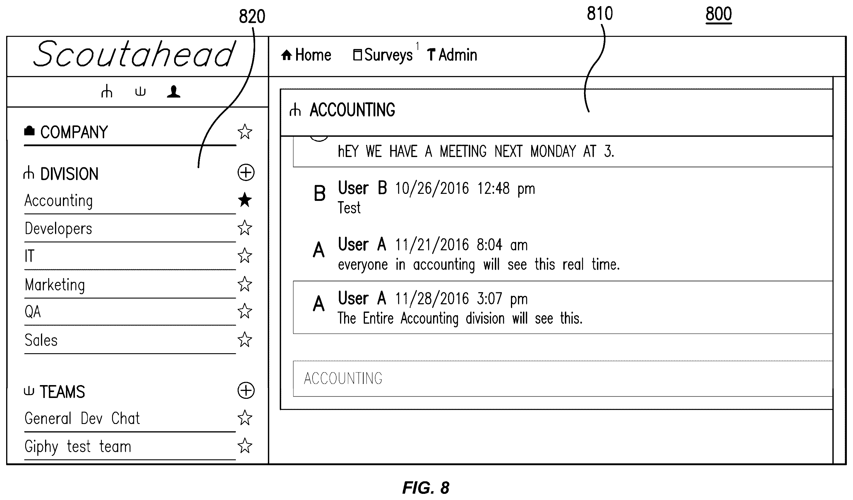 Patent US12586039 Figure 11 – Chat and email messaging integration