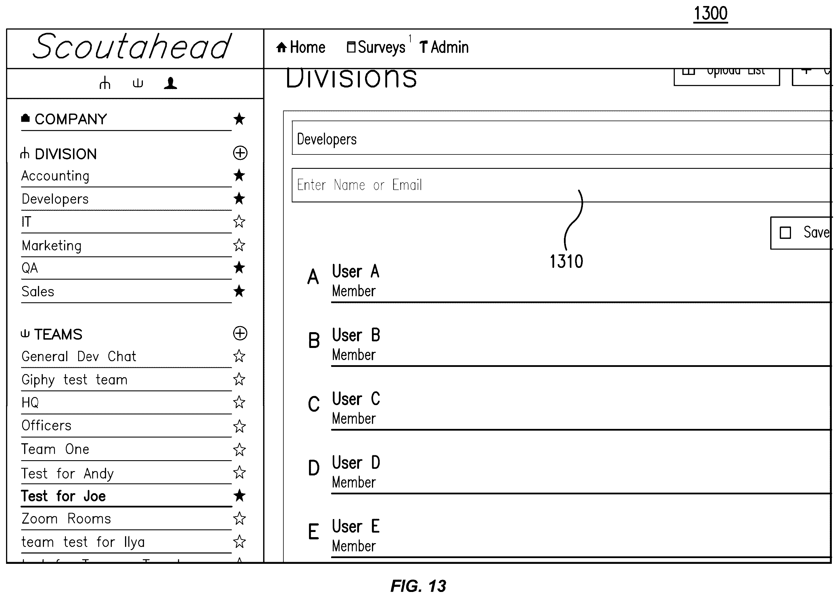 Patent US12586039 Figure 16 – Chat and email messaging integration