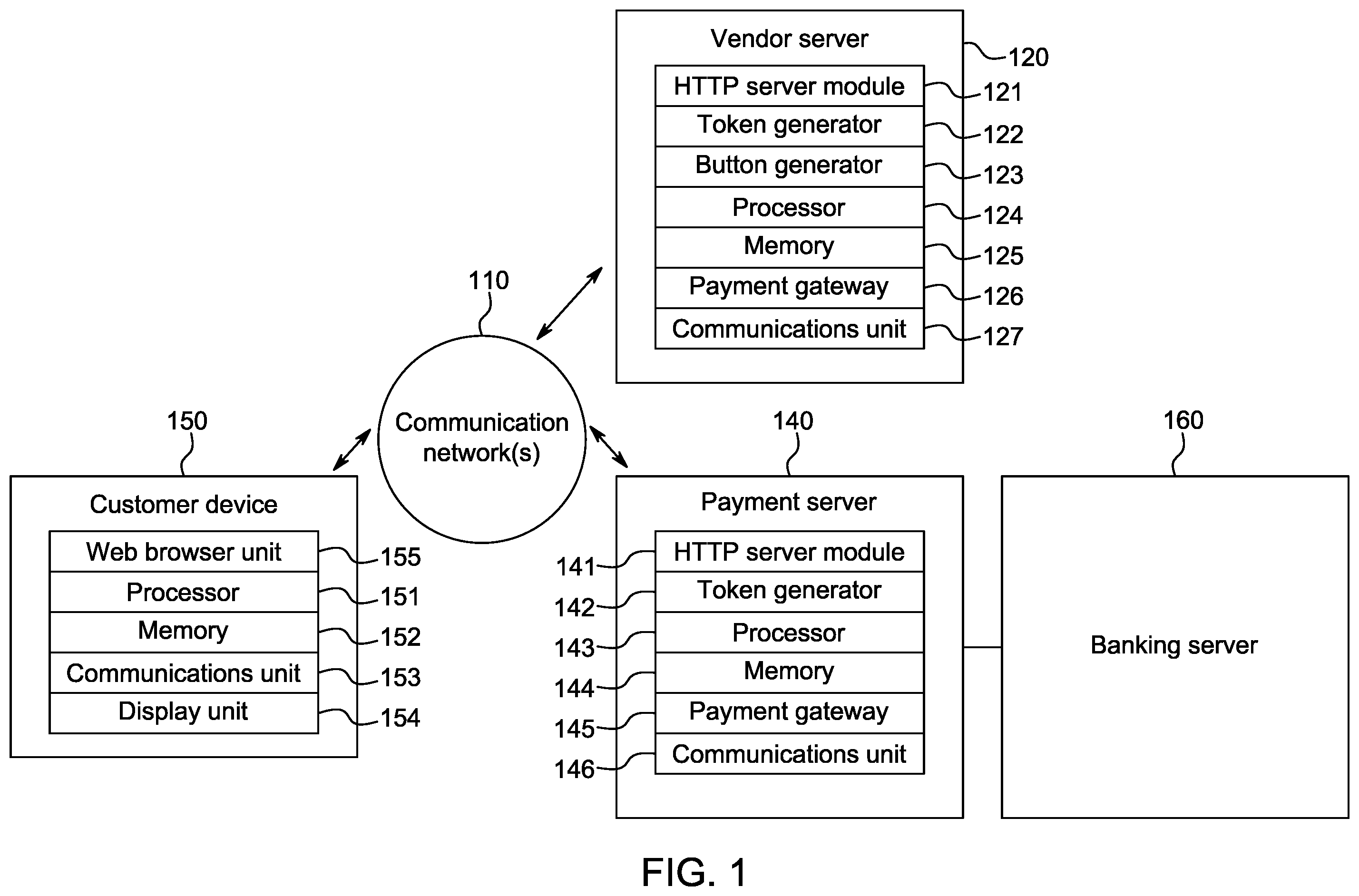 Patent US12586044 Figure 1 – Method and system for a secure registration